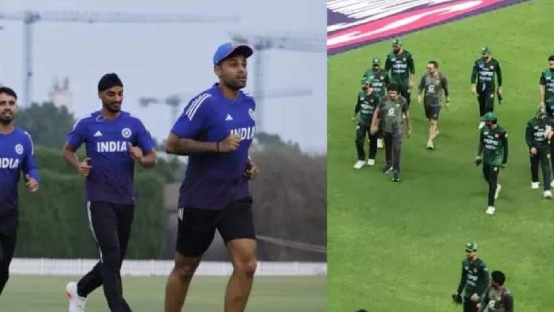 India vs Pakistan: దుబాయి స్టేడియంలో భారత్, పాక్ ఆటగాళ్లు ట్రైనింగ్.. ఎందుకంటే?