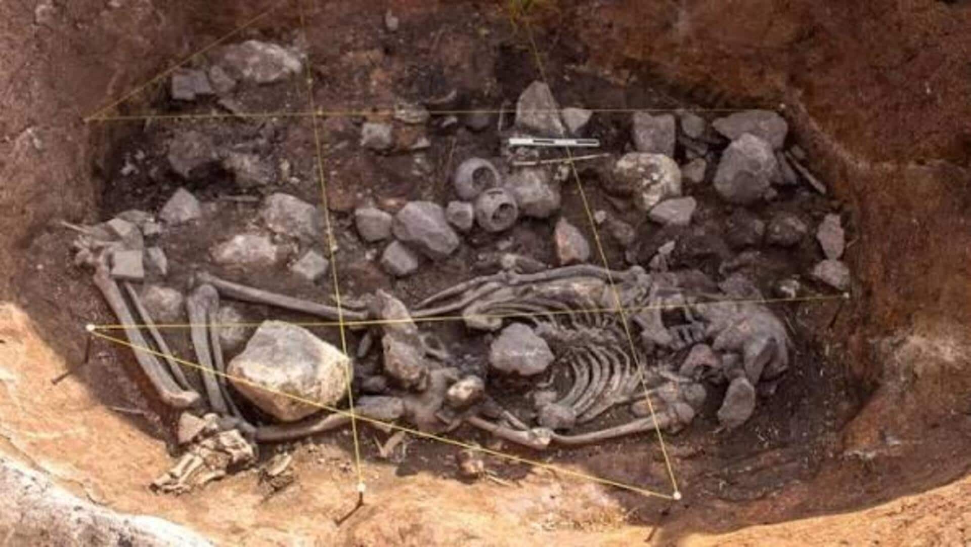 Human Skull: 3,000 ఏళ్లకు పైబడిన ప్రాచీన సమాధి వద్ద మానవ పుర్రె వెలికితీత.. కీలక వివరాలపై పరిశోధన