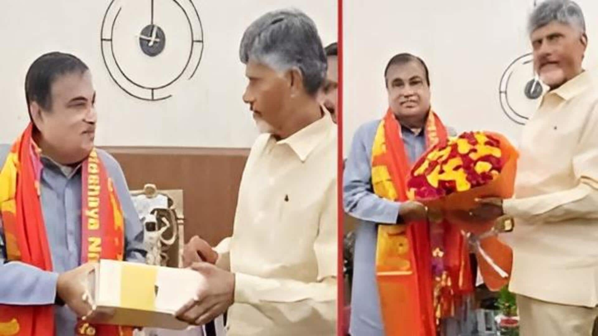 Chandrababu: కేంద్ర మంత్రి నితిన్ గడ్కరీతో చంద్రబాబు భేటీ..