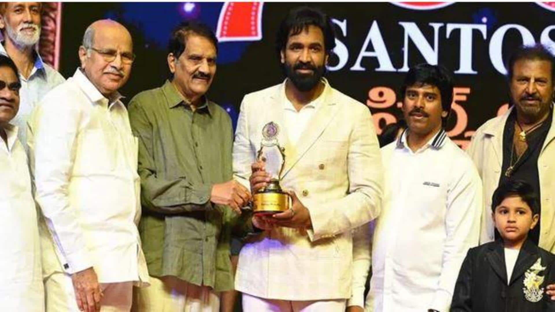 Santosham Awards : సౌత్ ఇండియన్ సంతోషం అవార్డ్స్.. కన్నప్ప సినిమాకు మూడు తరాలకు గౌరవం