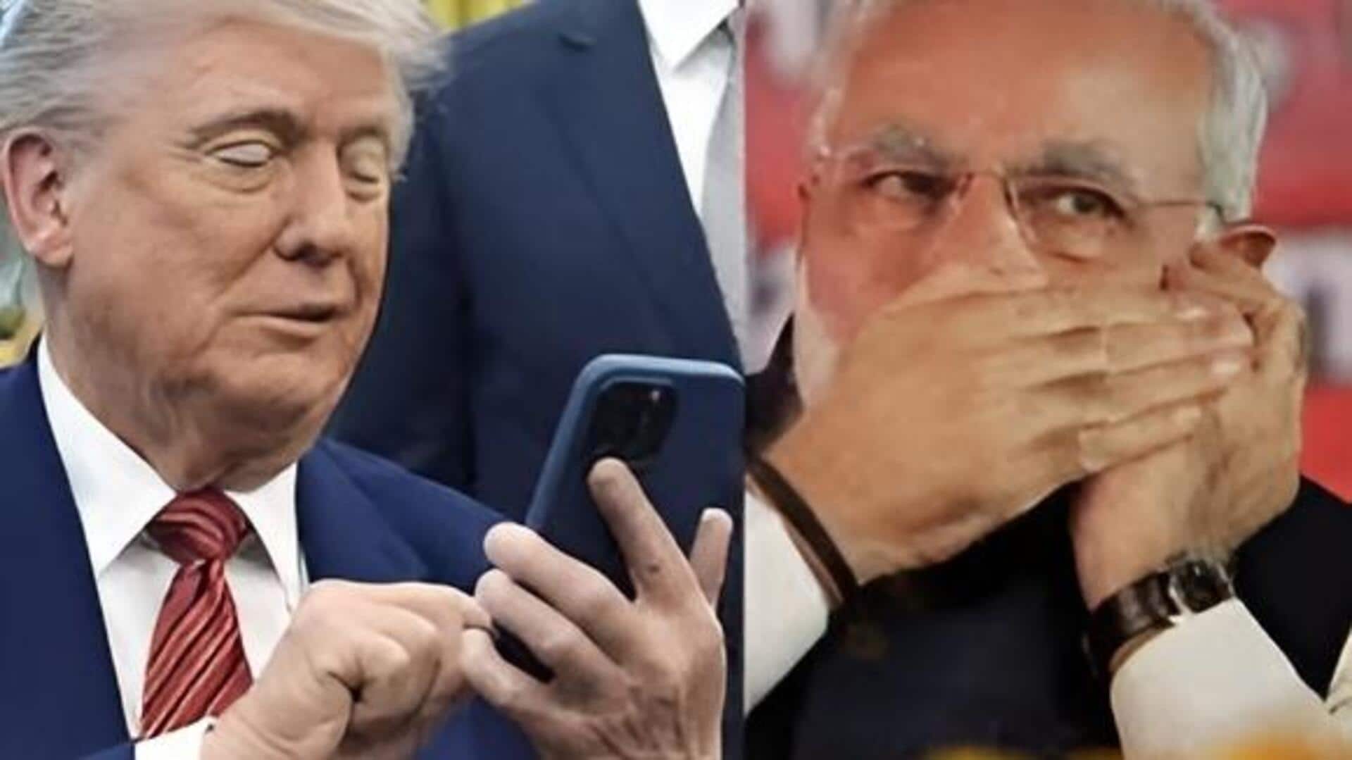 Modi-Trump: ట్రంప్‌తో ఫోన్‌లో మాట్లాడిన ప్రధాని మోదీ