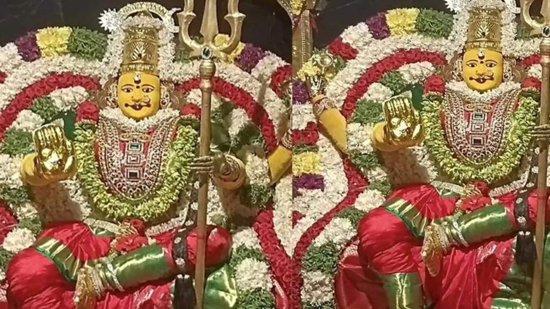 Indrakeeladri: ఇవాళ దుర్గాష్టమి.. నేడు దుర్గాదేవిగా కనకదుర్గమ్మ దర్శనం