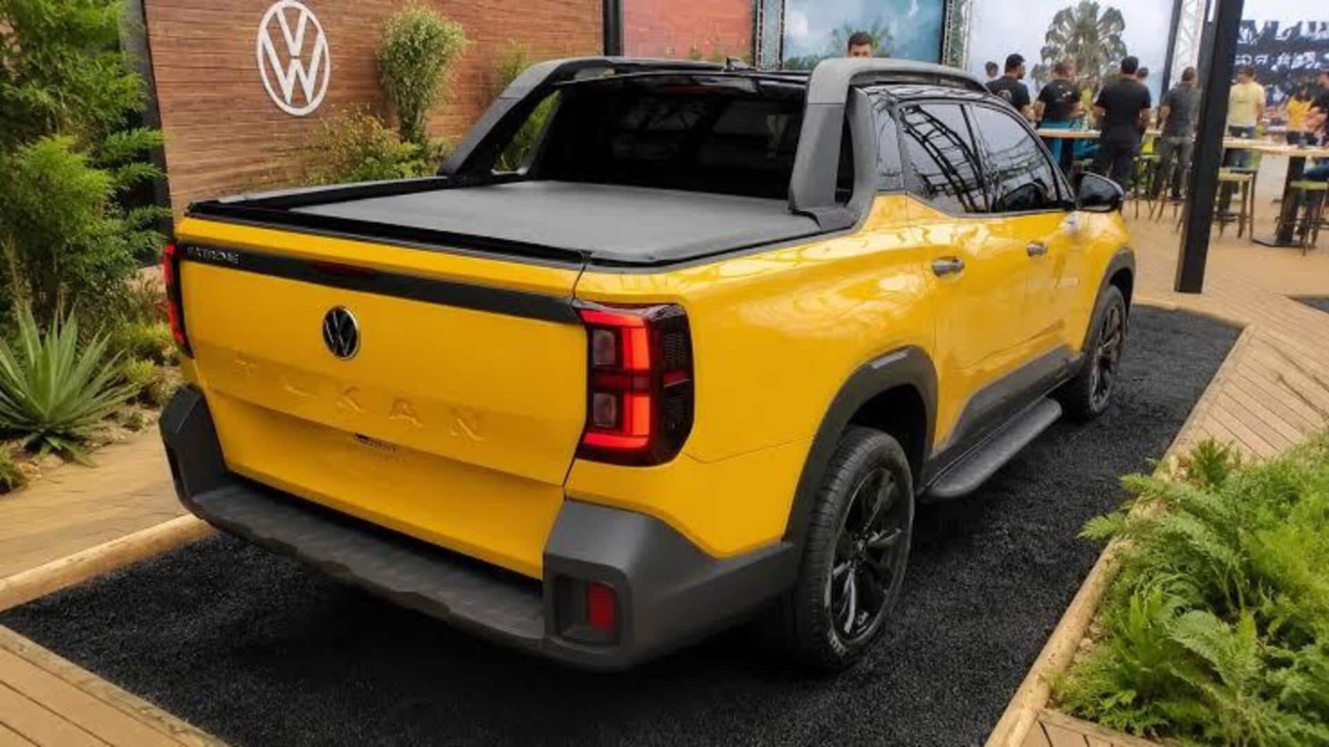 Volkswagen Tukan Pickup: వోక్స్‌వ్యాగన్ టుకాన్ పికప్ ఆవిష్కరణ.. రగ్డ్ డిజైన్, 1.5 TSI హైబ్రిడ్ ఇంజిన్