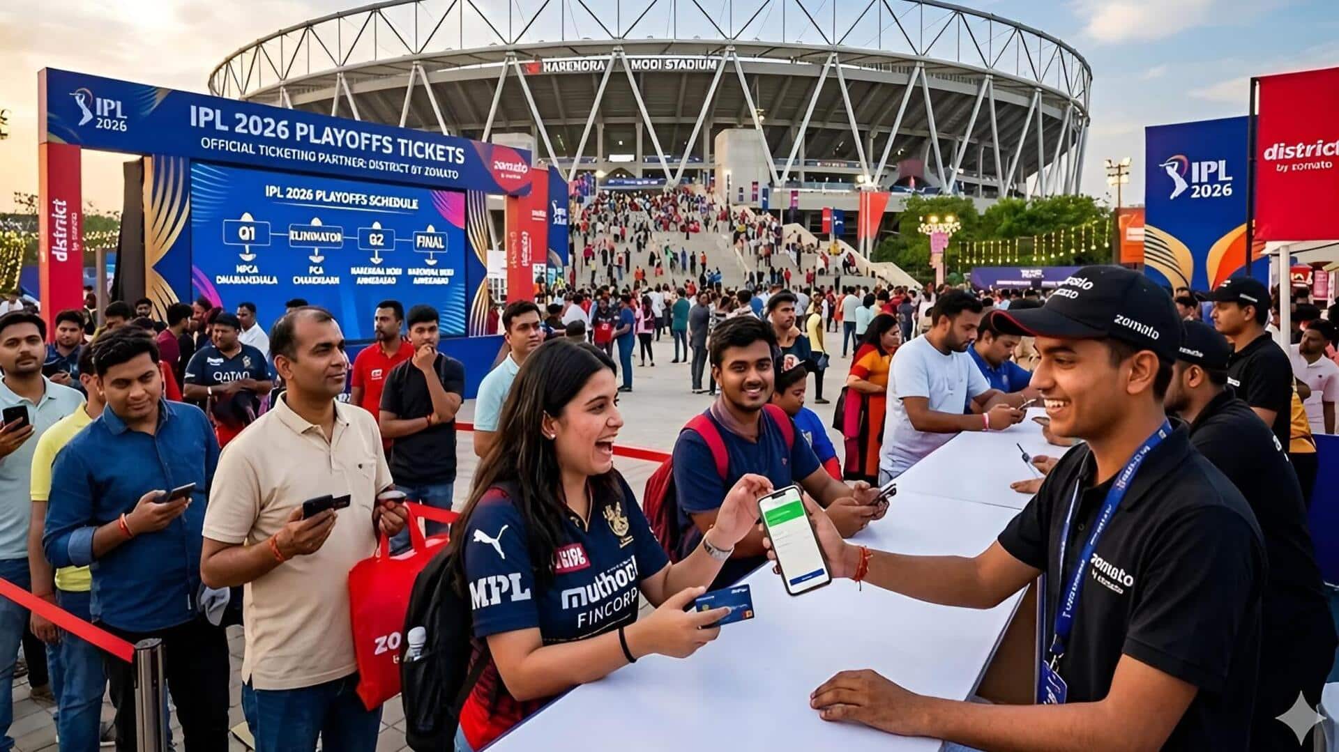 IPL 2026 : క్రికెట్ ఫ్యాన్స్‌కు అలెర్ట్.. ఐపీఎల్ 2026 ప్లేఆఫ్స్ టిక్కెట్ల సేల్ షురూ
