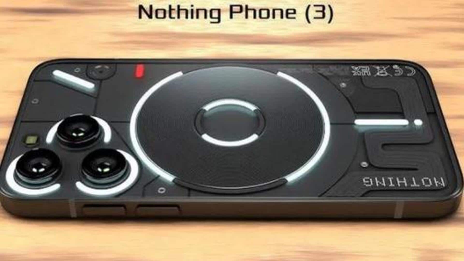 Nothing Phone 3 : అద్భుత ఫీచర్లతో నథింగ్ 3 ఫోన్ వచ్చేస్తోంది.. లాంచ్ ఎప్పుడంటే? Nothing Phone 3 : అద్భుత ఫీచర్లతో నథింగ్ 3 ఫోన్ వచ్చేస్తోంది.. లాంచ్ ఎప్పుడంటే?