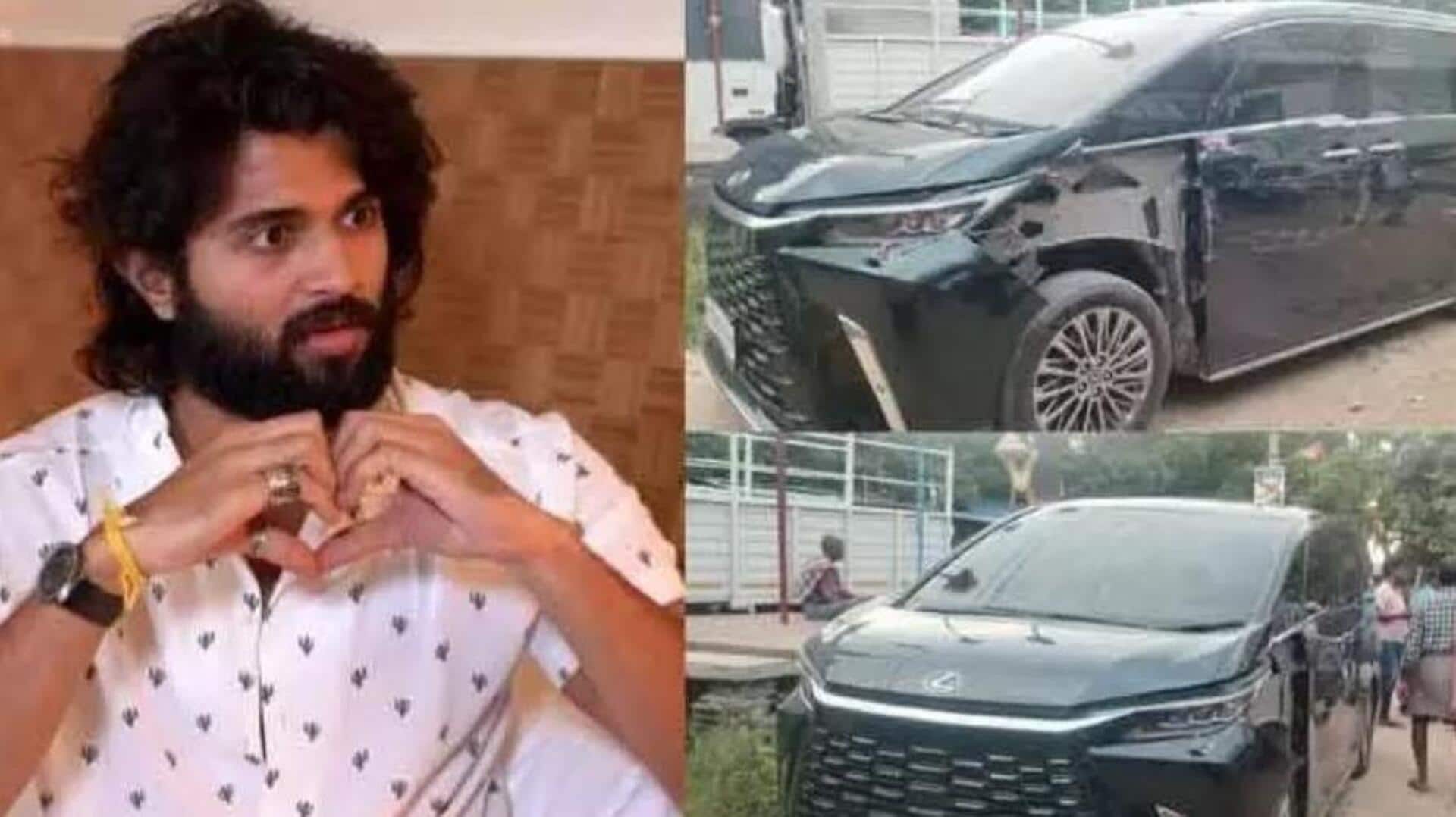 Vijay Deverakonda: విజయ్‌ దేవరకొండ కారుకు ఉండవల్లి వద్ద ప్రమాదం 