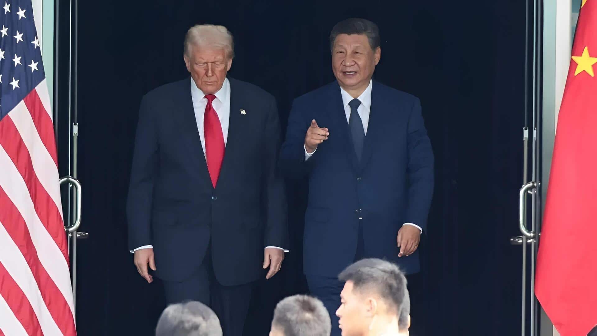 Trump's China Tour: ట్రంప్ చైనా పర్యటనలో ఉద్రిక్తతలు.. అమెరికా ప్రతినిధులపై కఠిన ఆంక్షల ఆరోపణలు