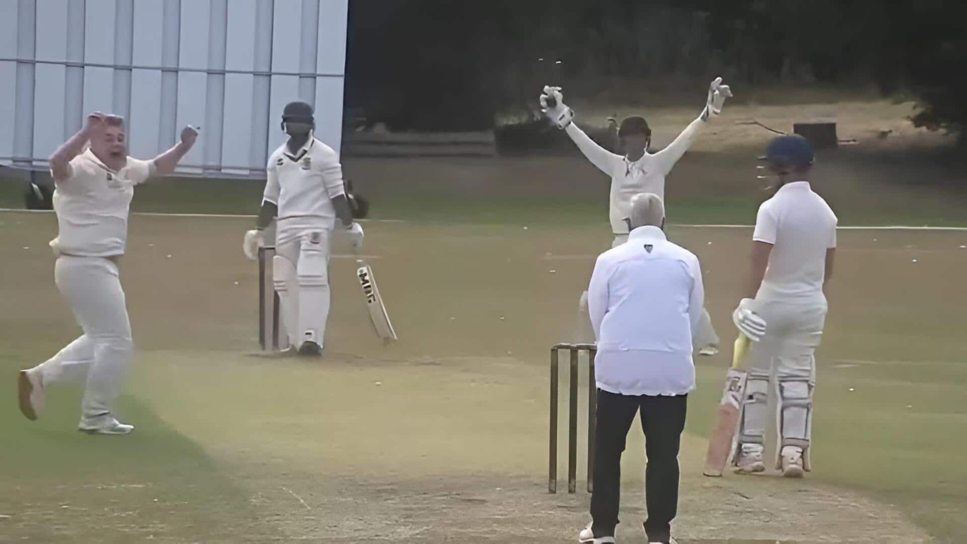Fielder Clicks Finger Video: క్రికెట్‌లో షాకింగ్ మోసం.. వేళ్లతో చిటికె వేసి బ్యాటర్‌ను అవుట్ చేయించిన ఫీల్డర్.. వీడియో వైరల్