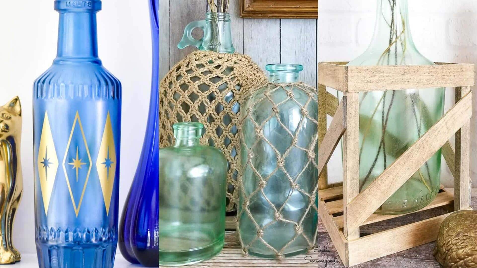 Upcycle Glass : ఇంట్లో గాజు సీసాలను అప్‌సైకిల్ చేయడం ఎలా?