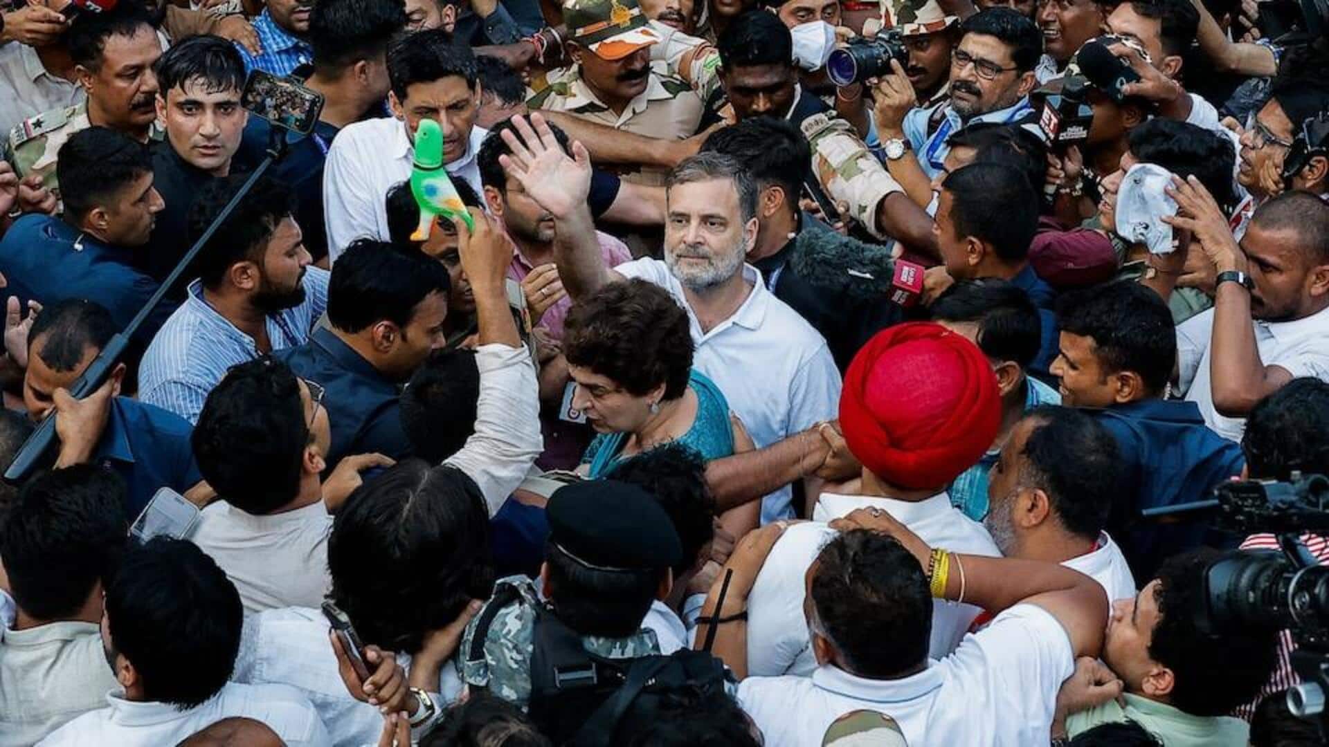 Rahul Gandhi: దిల్లీలో ఉద్రిక్తత.. రాహుల్ గాంధీ అరెస్ట్.!