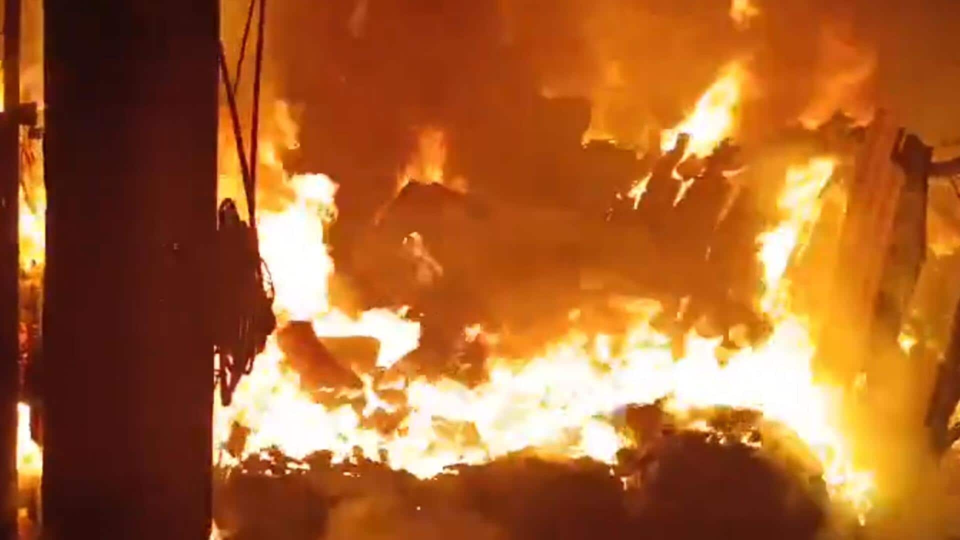 Fire Accident: రాజేంద్రనగర్‌లో ఘోర అగ్ని ప్రమాదం.. రెండు షాపులు దగ్ధం 