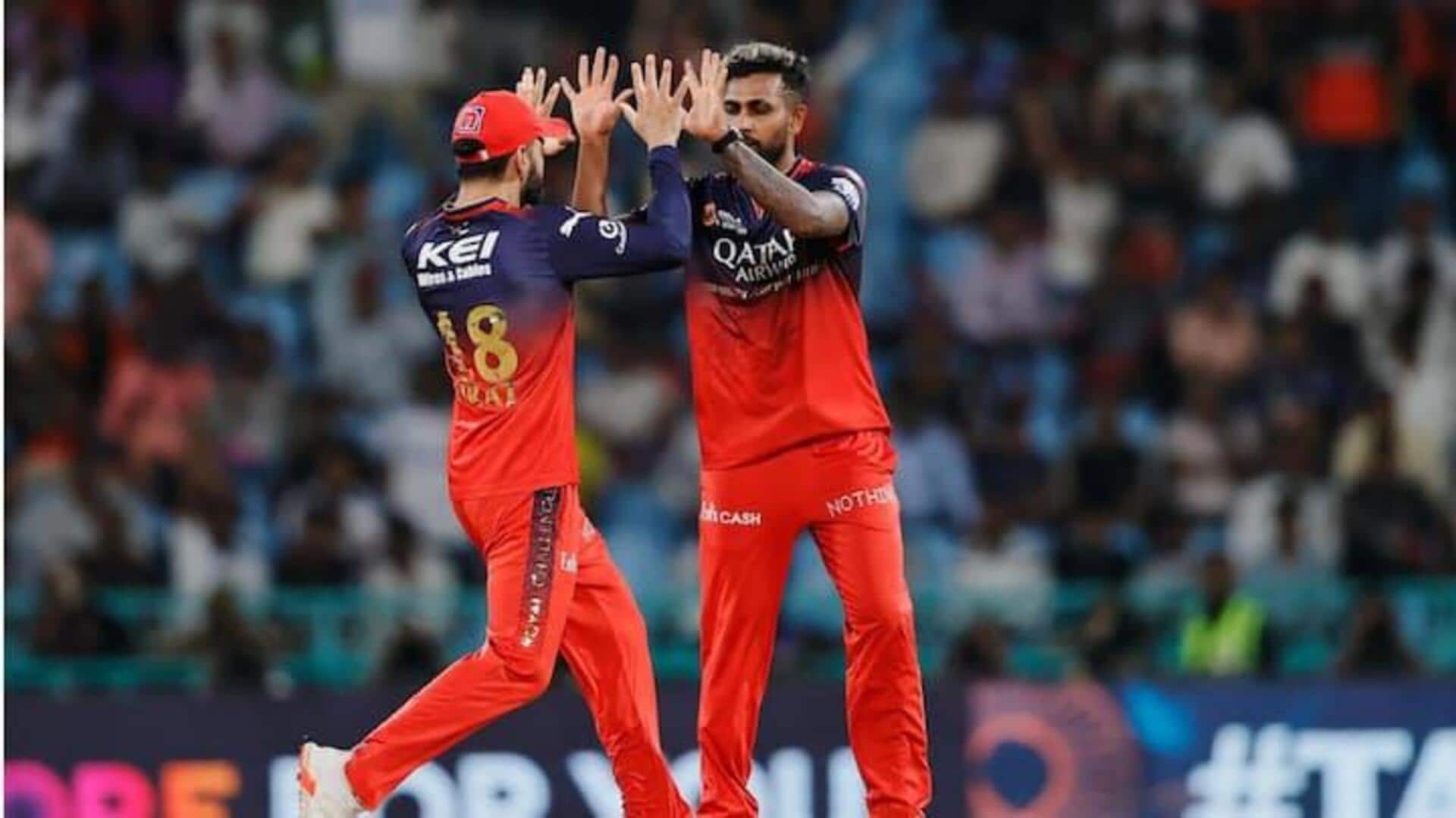 LSG vs RCB: లక్నో సూపర్ జెయింట్స్ పై 6 వికెట్ల తేడాతో గెలిచిన రాయల్ ఛాలెంజర్స్ బెంగళూరు..క్వాలిఫయర్-1కు ఆర్సీబీ LSG vs RCB: లక్నో సూపర్ జెయింట్స్ పై 6 వికెట్ల తేడాతో గెలిచిన రాయల్ ఛాలెంజర్స్ బెంగళూరు..క్వాలిఫయర్-1కు ఆర్సీబీ