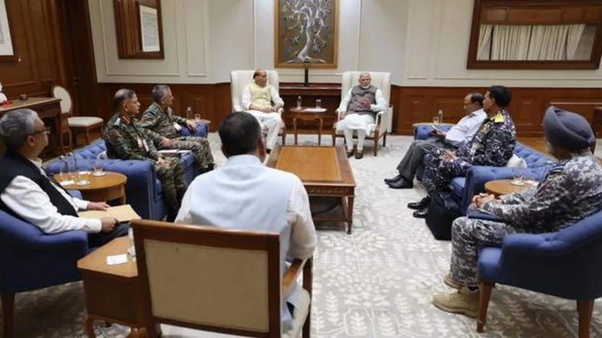 IND-PAK Tension: ఆపరేషన్ సిందూర్, సరిహద్దు పరిస్థితులపై మోదీతో హైలెవల్ మీటింగ్ IND-PAK Tension: ఆపరేషన్ సిందూర్, సరిహద్దు పరిస్థితులపై మోదీతో హైలెవల్ మీటింగ్