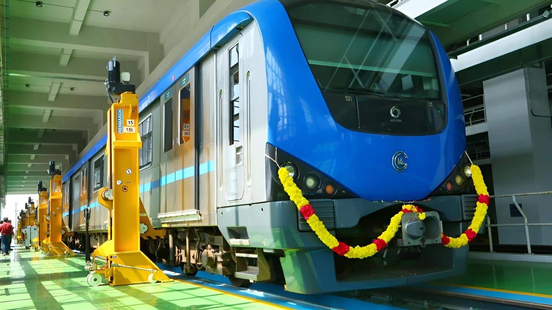 Chennai: చెన్నై మెట్రో బ్లూ లైన్‌లో సాంకేతిక లోపం.. సొరంగ మార్గంలో నిలిచిపోయిన మెట్రో రైలు