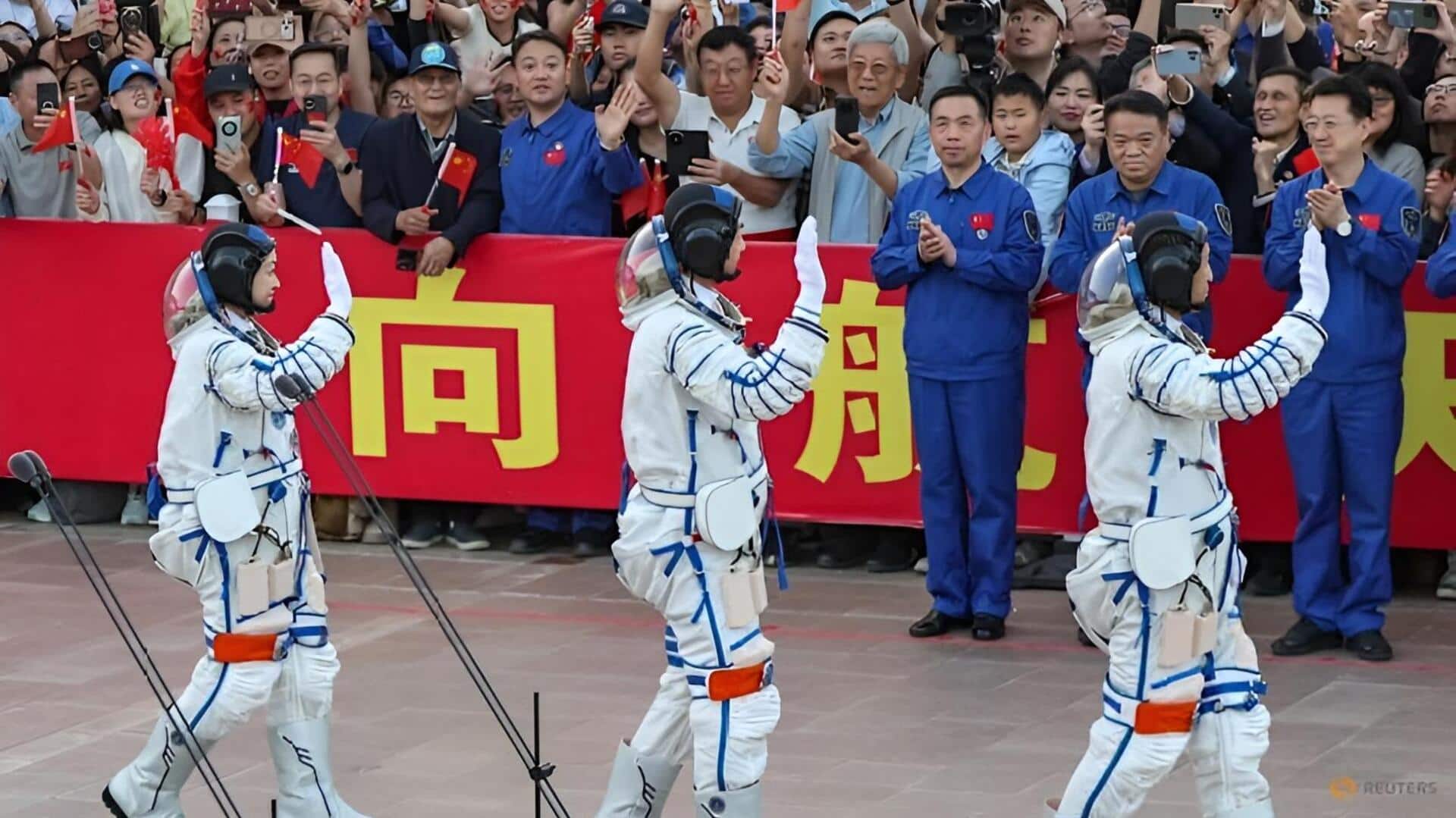 Chinese astronaut: ఏడాది పాటు అంతరిక్షంలో చైనా వ్యోమగామి