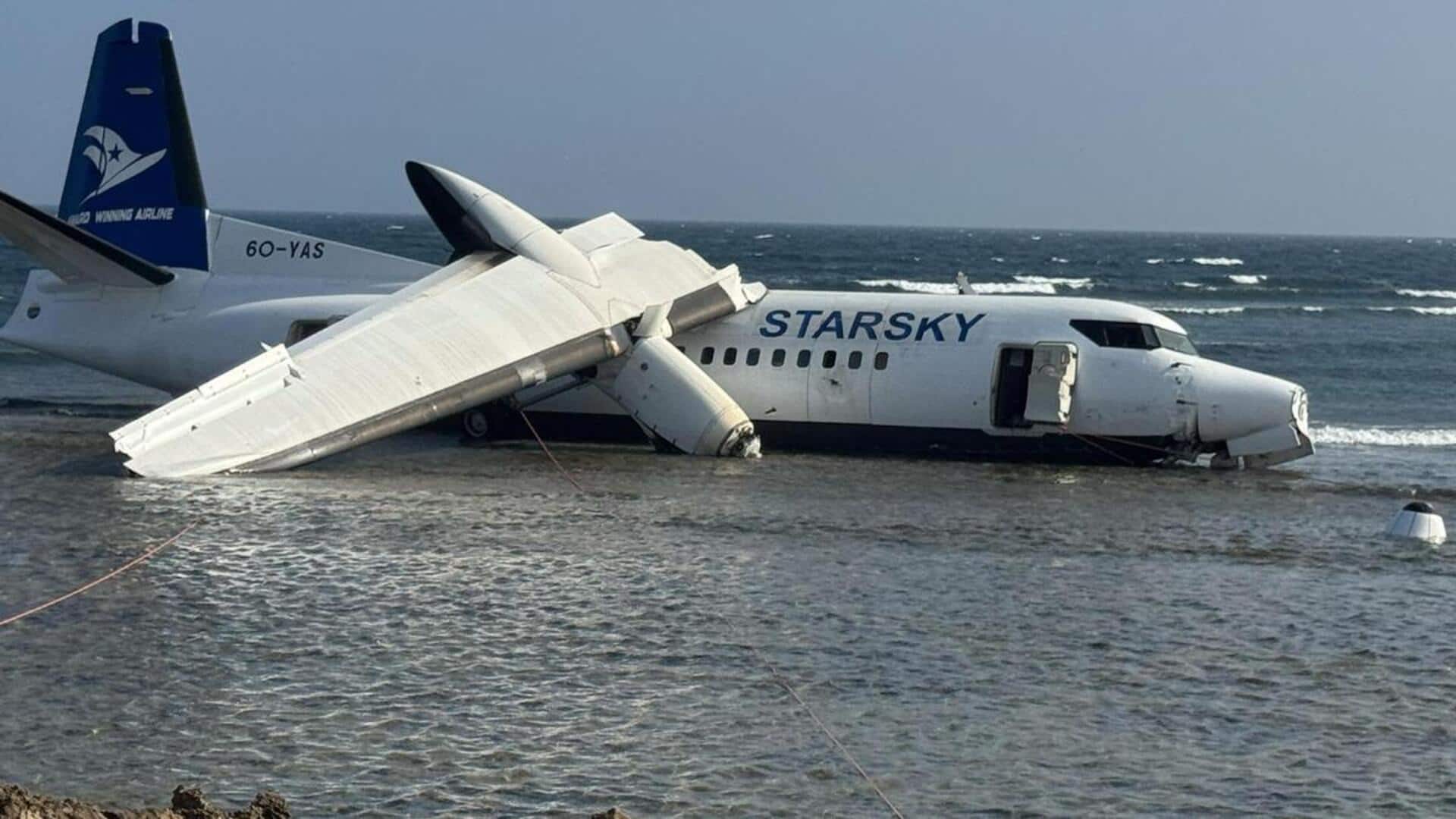 Somalia: సోమాలియాలో త్రుటిలో తప్పిన విమాన ప్రమాదం.. 50 మంది ప్రాణాలు కాపాడిన పైలట్ 