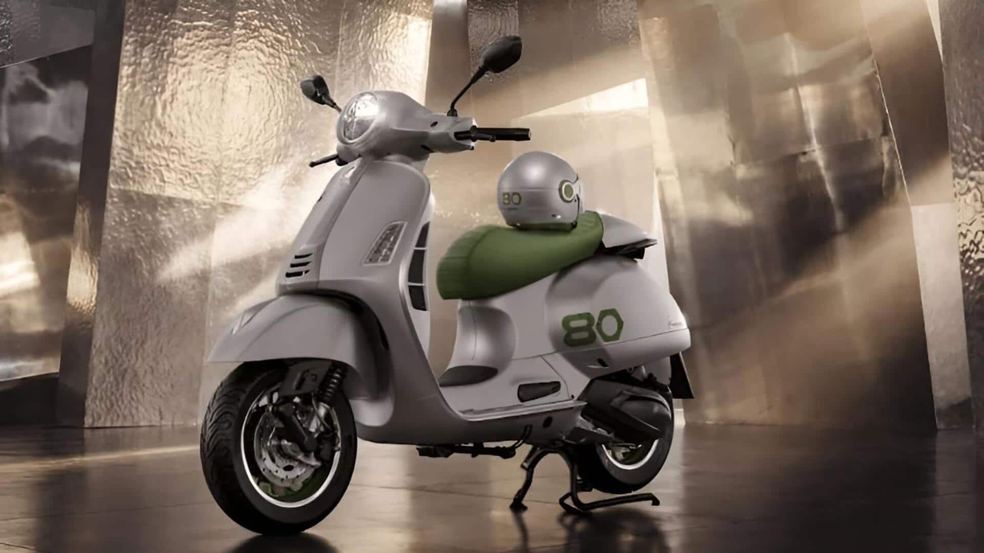 Vespa Edizione Ottantesimo: 80వ వార్షికోత్సవం సందర్భంగా కొత్త వెస్పా ఎడిజియోనే ఒట్టాంటెసిమో విడుదల