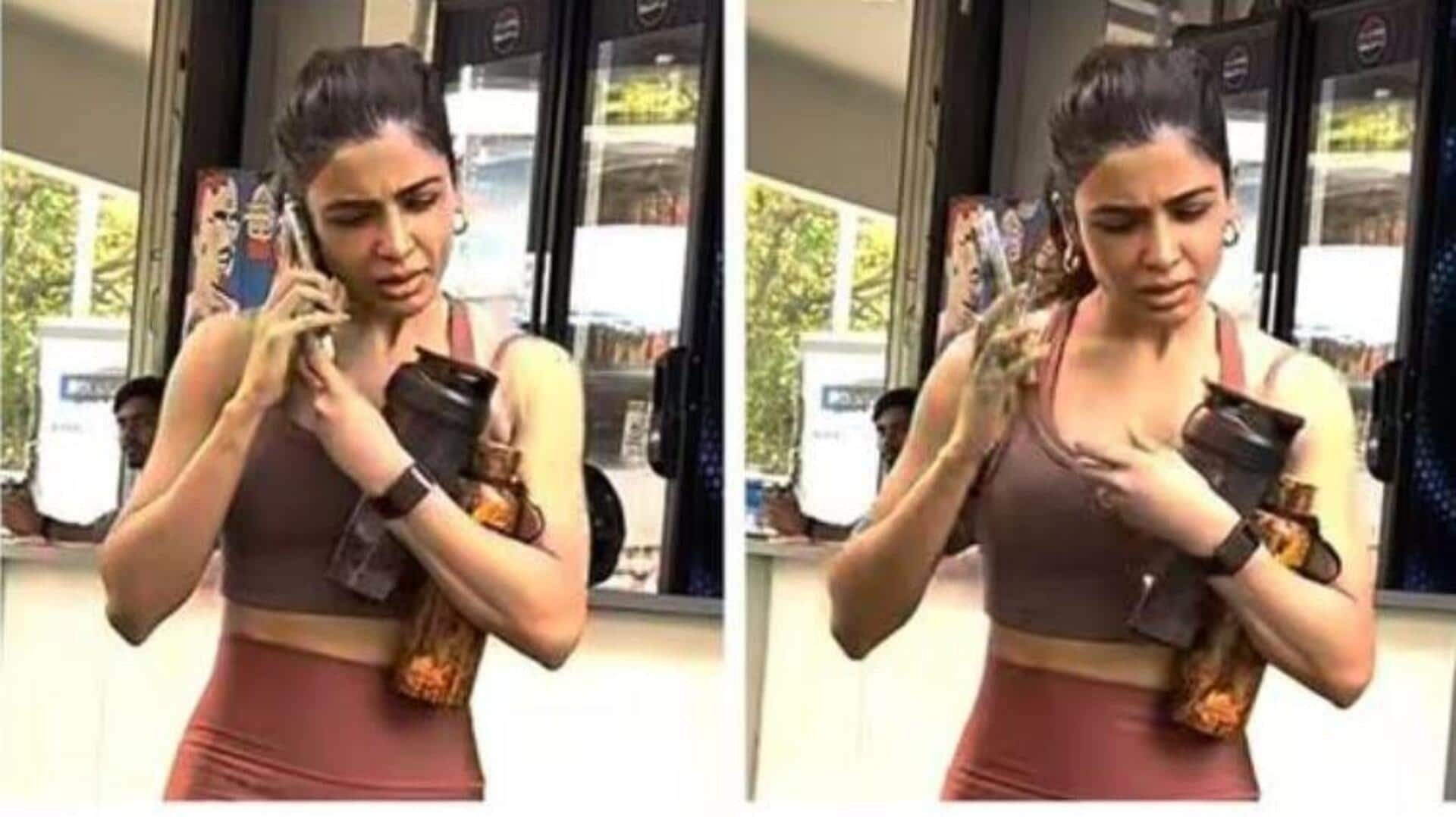 Samantha: 'ఆపండి ప్లీజ్'!.. ఫొటోగ్రాఫర్లపై సమంత ఆగ్రహం: వీడియో వైరల్ Samantha: 'ఆపండి ప్లీజ్'!.. ఫొటోగ్రాఫర్లపై సమంత ఆగ్రహం: వీడియో వైరల్