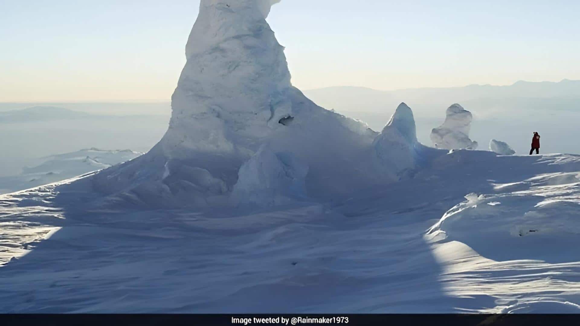 Mount Erebus: గాల్లో బంగారు రేణువులు చిమ్మే ప్రపంచంలోని అరుదైన అగ్నిపర్వతం ఇదే!