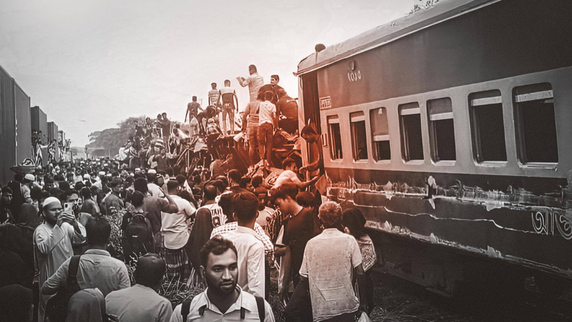 Train Accident: బంగ్లాదేశ్‌లో రైలు ప్రమాదం.. 13 మంది మృతి, పలువురికి గాయాలు 