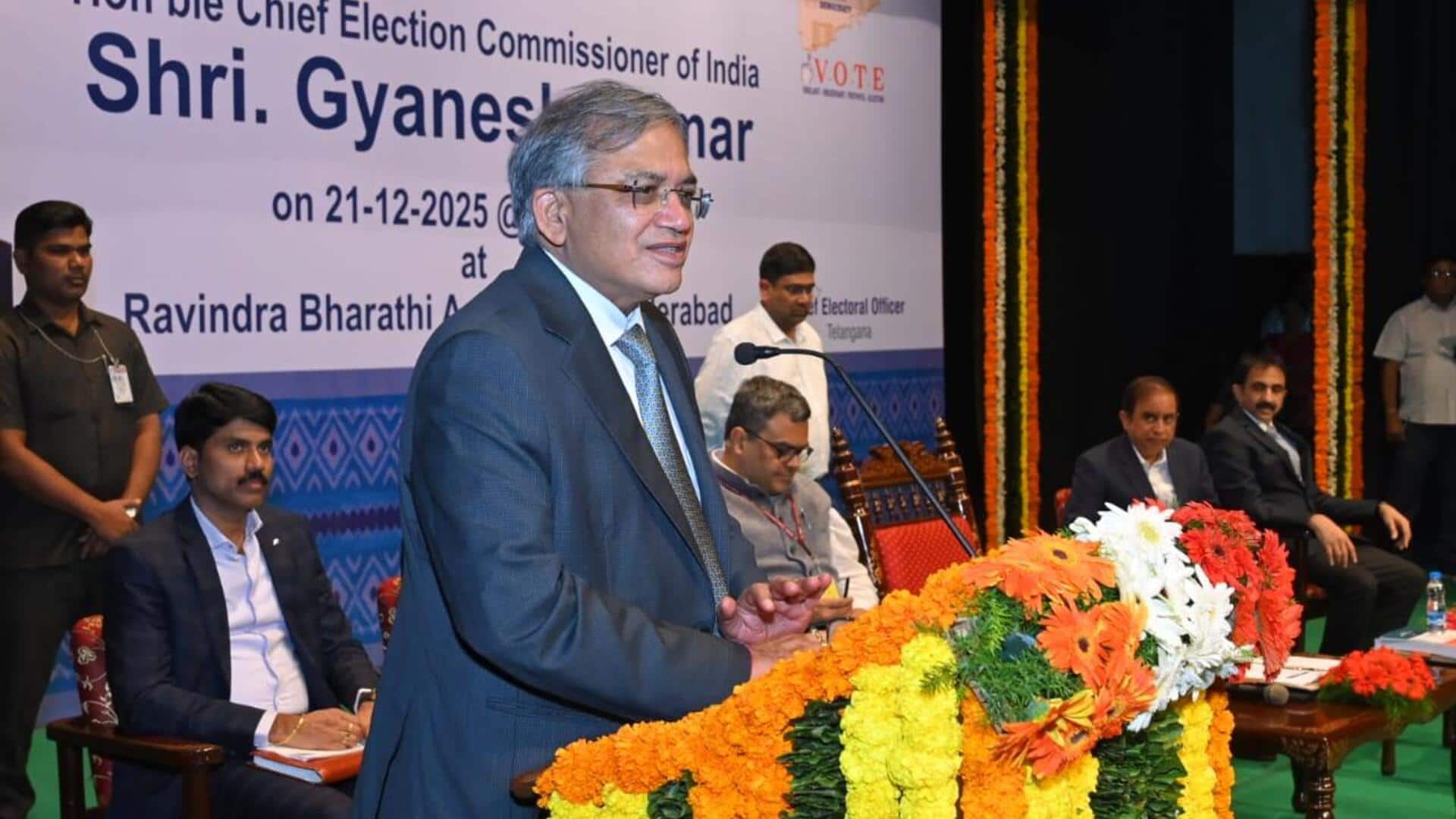 SIR: త్వరలో తెలంగాణలోనూ ఎస్‌ఐఆర్‌.. కేంద్ర ఎన్నికల ప్రధాన కమిషనర్‌ జ్ఞానేశ్‌ కుమార్