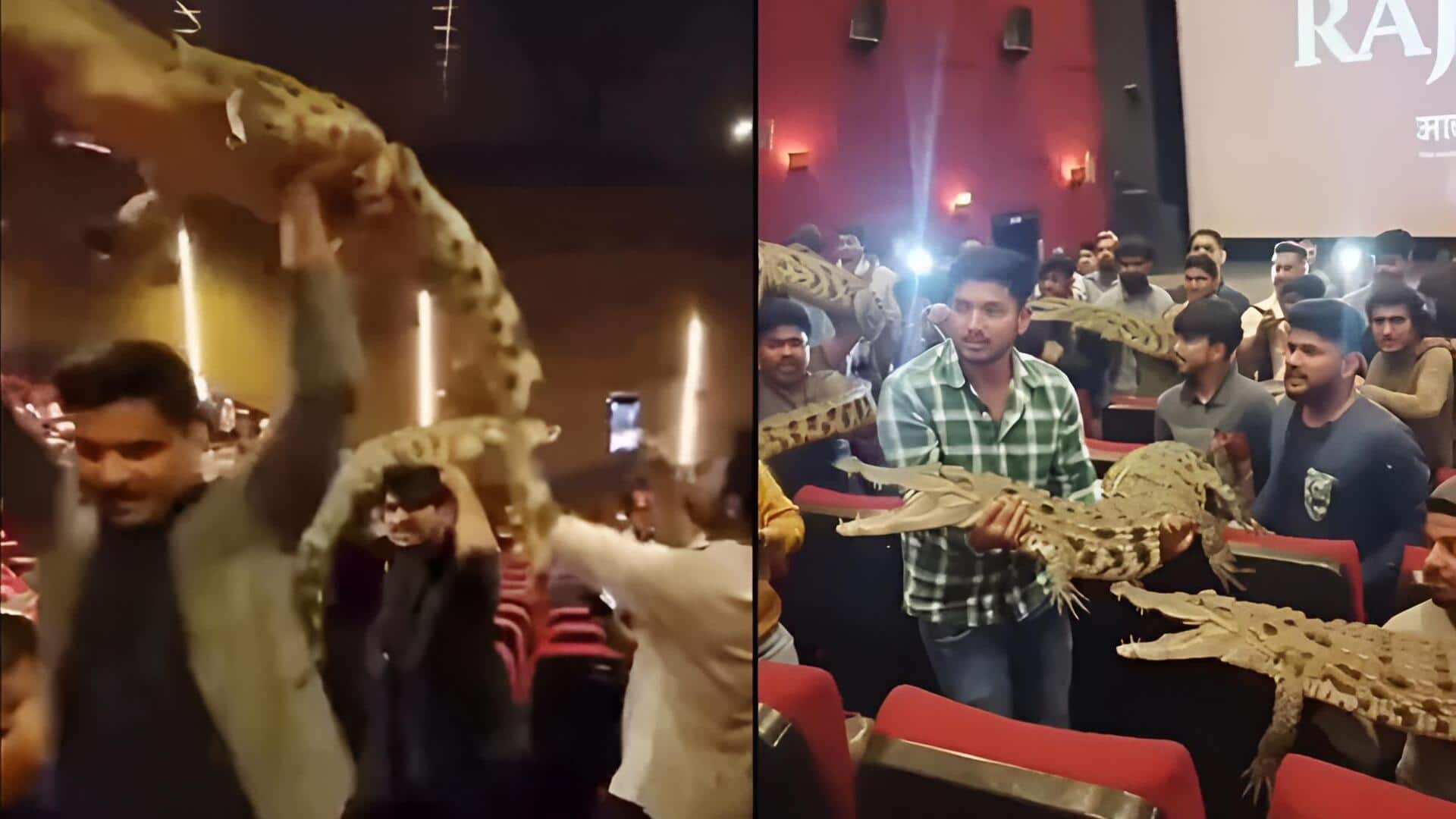 The Rajasaab: ప్రభాస్‌ 'రాజాసాబ్‌' ఎఫెక్ట్‌.. మొసలి బొమ్మలతో థియేటర్లకు క్యూ కట్టిన ఫ్యాన్స్‌!