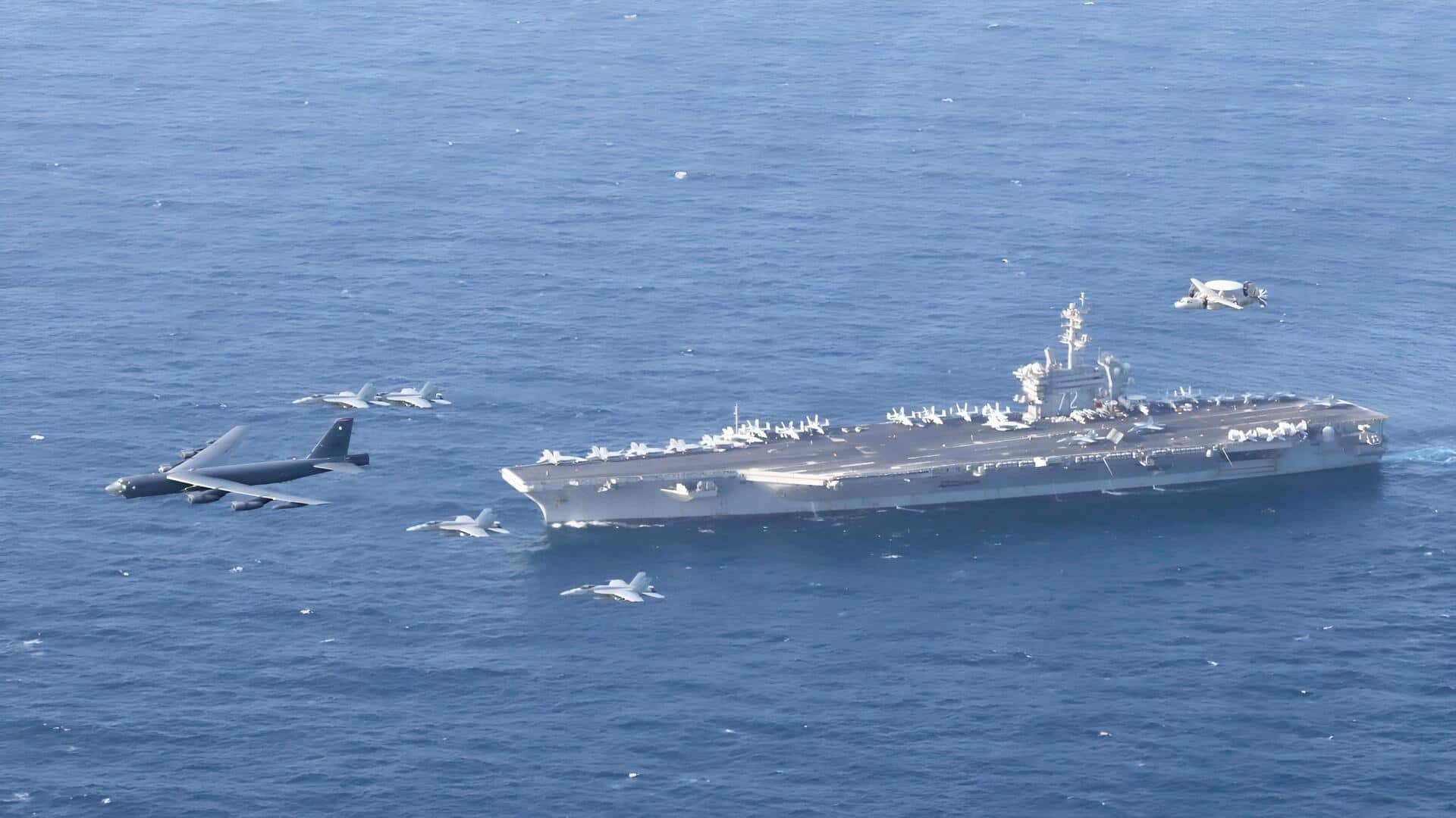 USA-Iran: ఇరాన్ వైపు కదిలిన అమెరికా విమాన వాహక నౌక.. పశ్చిమాసియాలో ఉద్రిక్తతలు