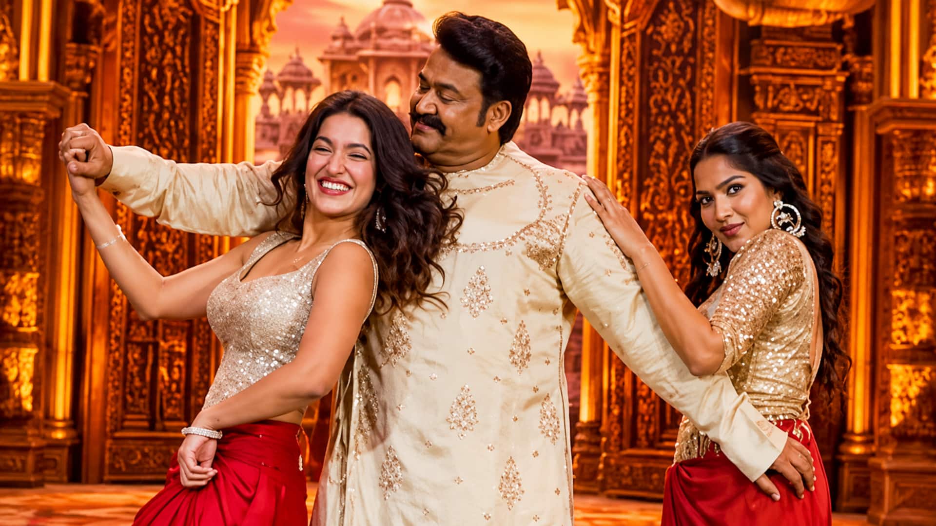 Mohanlal Dance : ఇద్దరు నటీమణులతో 'మనోహరి' పాటకు మోహన్‌లాల్ స్టెప్పులు.. వైరల్‌గా మారిన వీడియో