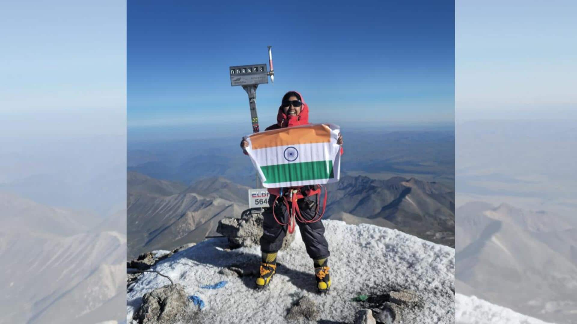 Mount Elbrus: యూరప్‌లోని ఎత్తైన పర్వతాన్ని అధిరోహించిన సౌదీ అరేబియాకు చెందిన తెలుగు ఎన్నారై 