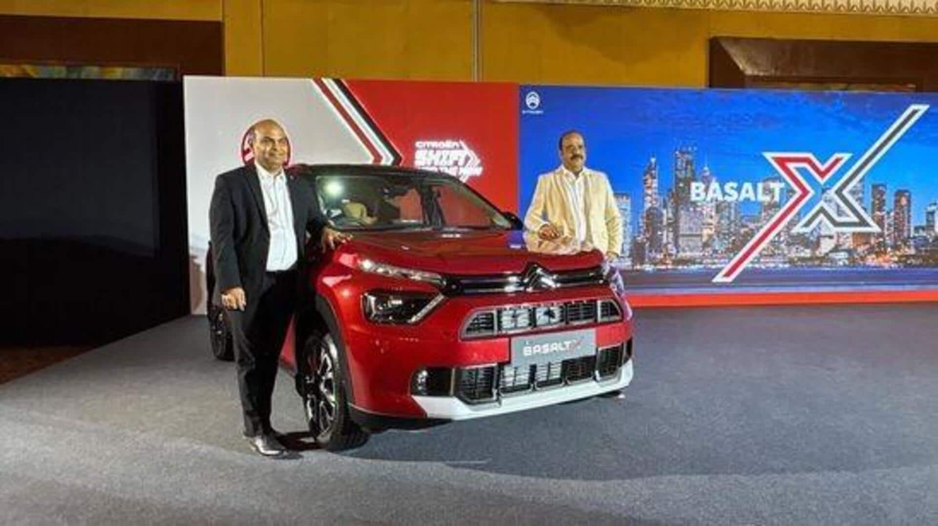 Citroen Basalt X: భారత్'లో సిట్రోయెన్ బసాల్ట్ ఎక్స్ లాంచ్.. ధరలు,ఫీచర్లు.. Citroen Basalt X: భారత్'లో సిట్రోయెన్ బసాల్ట్ ఎక్స్ లాంచ్.. ధరలు,ఫీచర్లు..