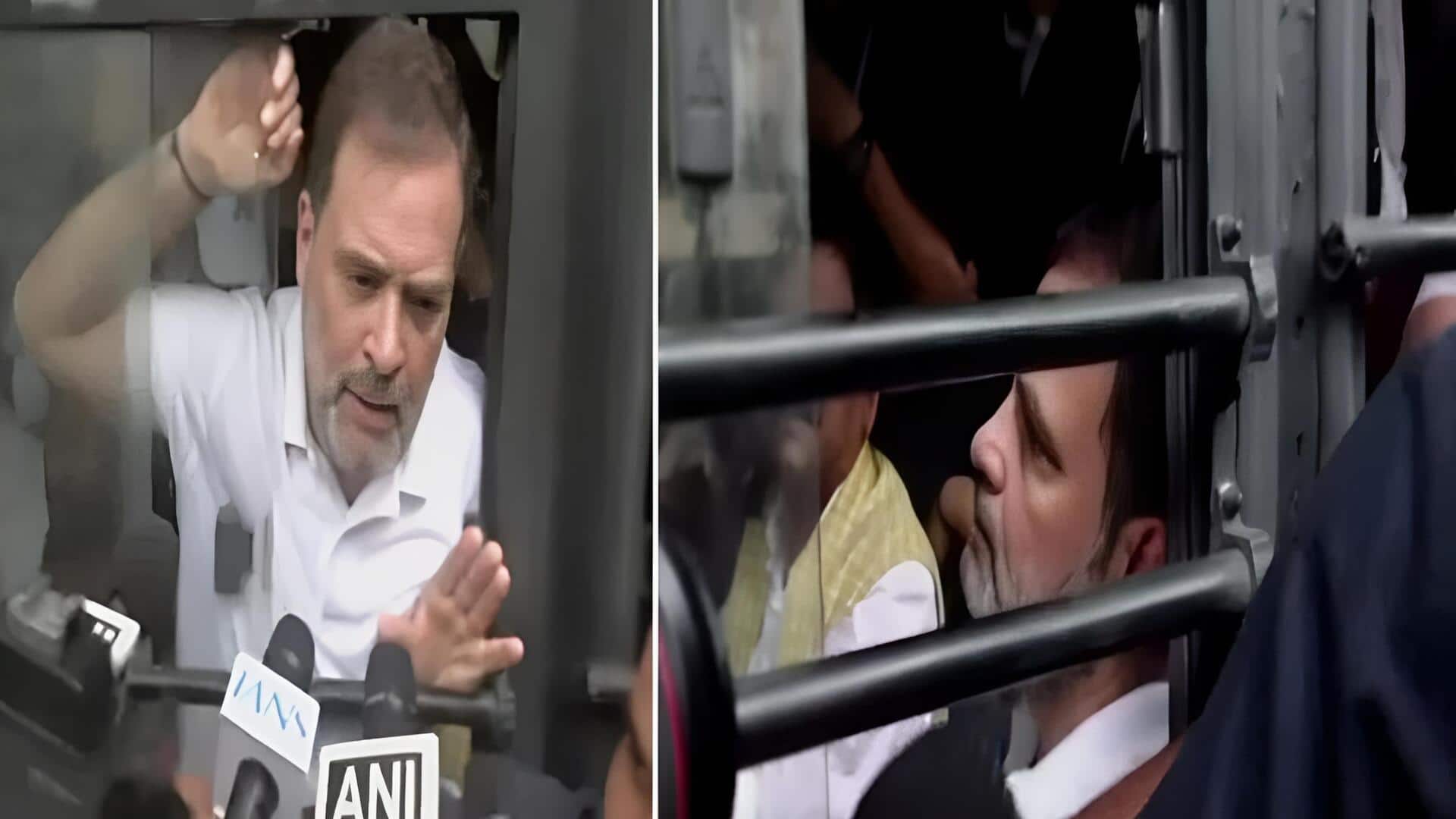 Rahul Gandhi: మోదీ నివాసం వద్ద కాంగ్రెస్‌ ధర్నా.. రాహుల్‌ గాంధీ సహా నేతల అరెస్ట్