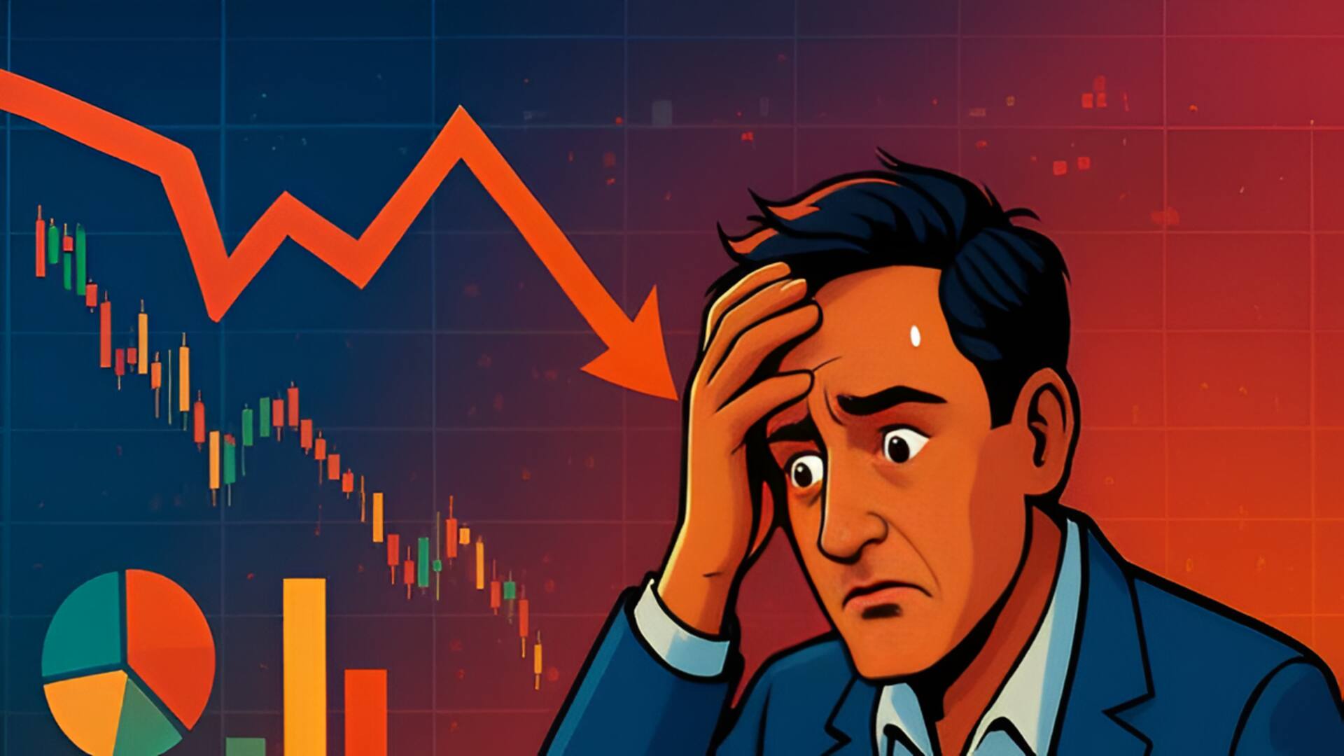 Stock market : దలాల్ స్ట్రీట్‌లో భారీ పతనం.. ఒక్కరోజులో రూ.8 లక్షల కోట్ల సంపద ఆవిరి..