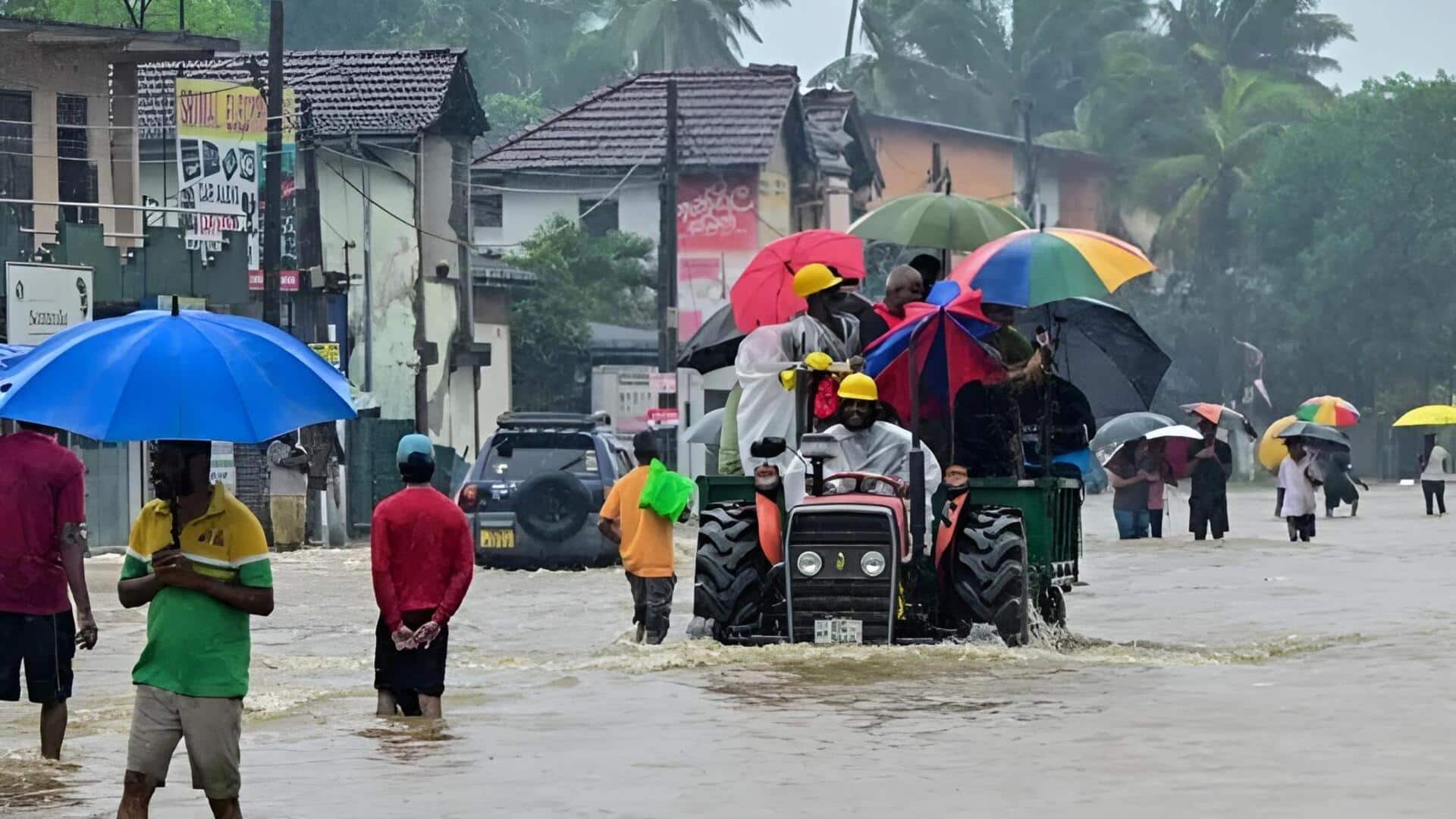 Cyclone Ditwah: శ్రీలంకలో దిత్వా తుఫాన్ ఎఫెక్టు.. భారీ వర్షాల కారణంగా 123 మంది మృతి
