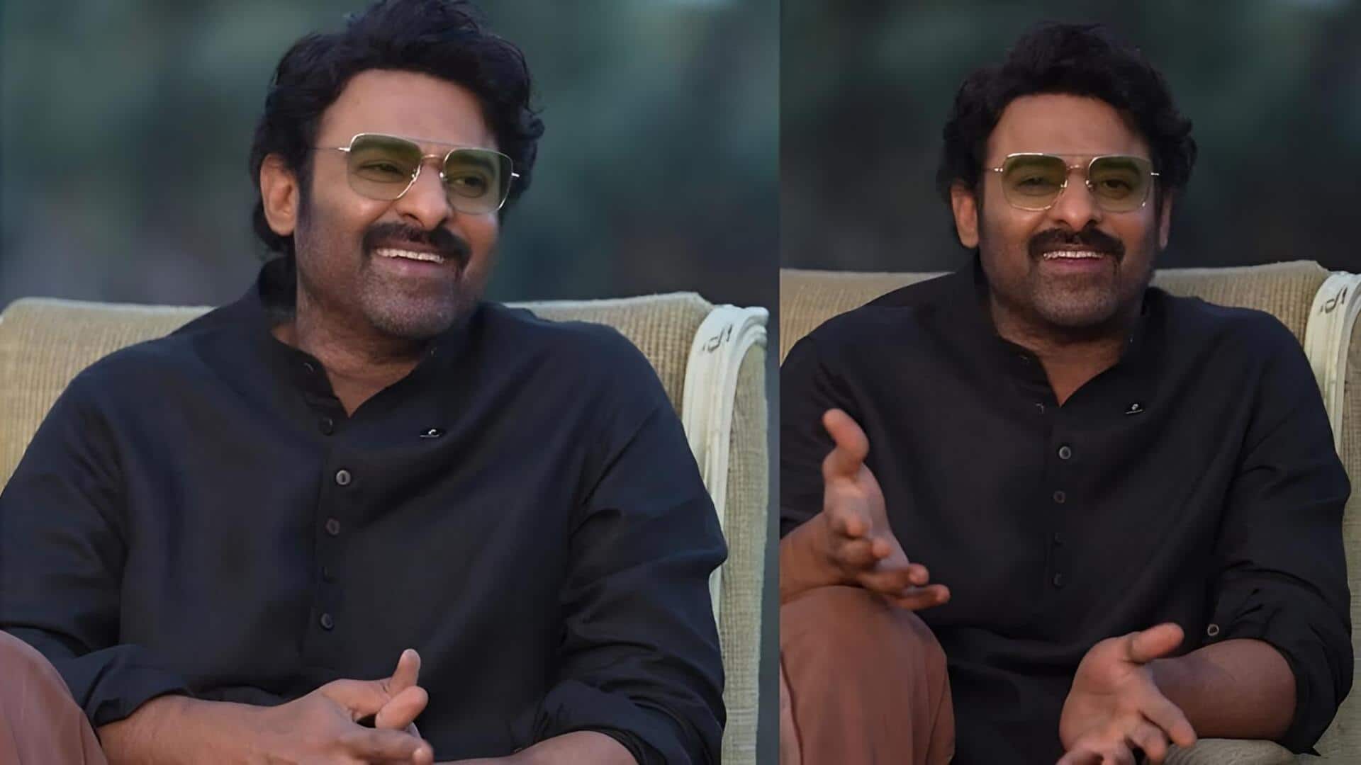 Rebel Star : 'కపుల్ ఫ్రెండ్లీ' టీమ్‌తో ప్రభాస్ సరదా ముచ్చట్లు.. రెబల్ స్టార్ లుక్ సోషల్ మీడియాలో వైరల్