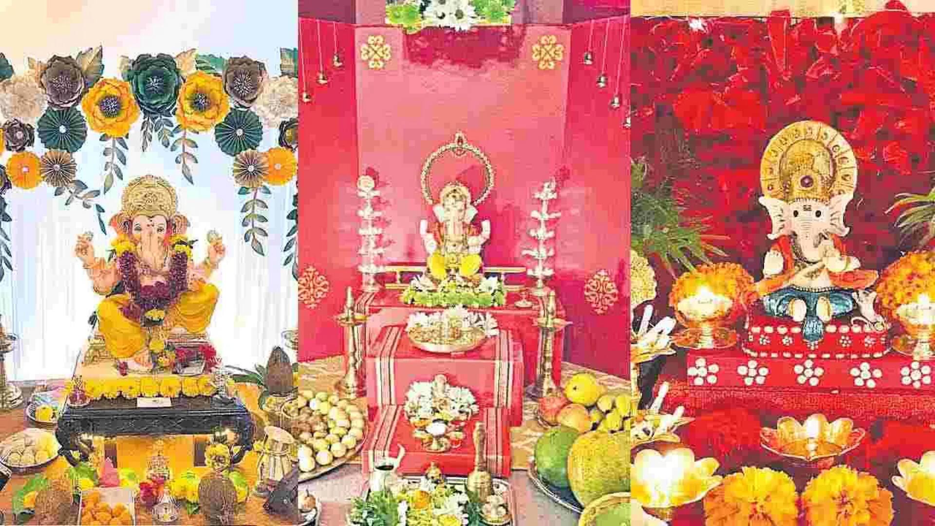 Vinayaka Chaviti: వినాయక మండపాన్ని ఈ వస్తువులతో  అలంకరిస్తే.. అందానికి అందం.. శుభప్రదం కూడా..