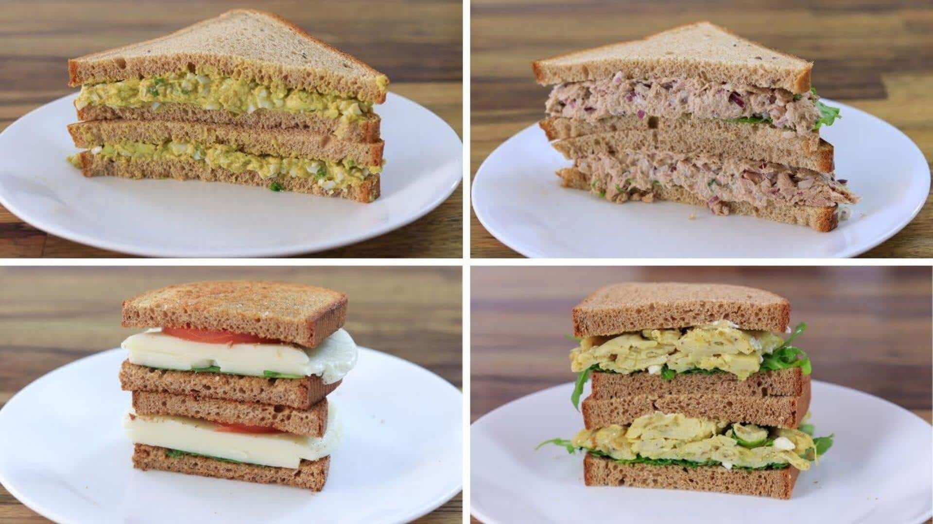 Healthy Sandwich Recipes: బిజీ మోర్నింగ్‌లకు సూపర్ ఆప్షన్.. ఇంట్లోనే చేయగల 6 హెల్తీ శాండ్‌విచ్‌లు