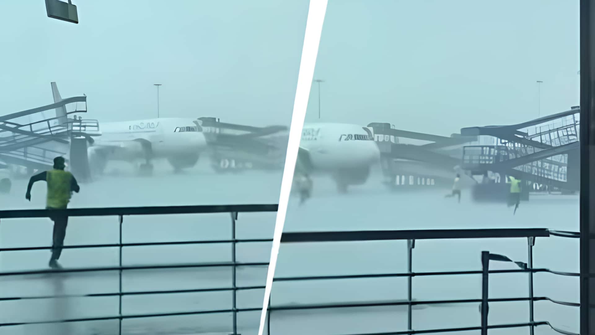 Delhi airport: ఢిల్లీ ఎయిర్‌పోర్టులో భారీ గాలుల బీభత్సం.. దెబ్బతిన్న మూడు ఎయిర్ ఇండియా విమానాలు
