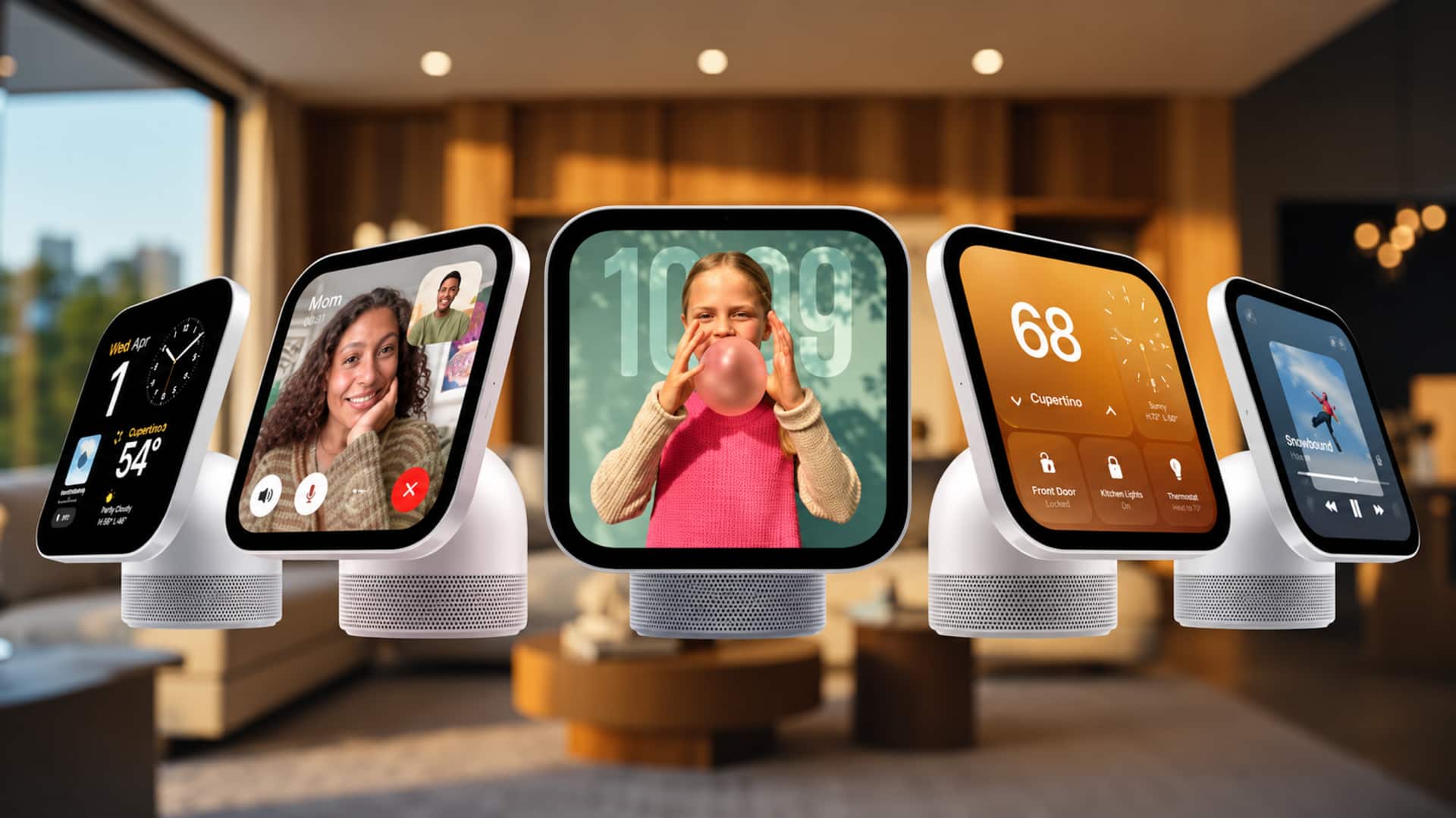 Apple: ఆపిల్ కొత్త హోమ్ వ్యూ.. మాట్లాడే వ్యక్తి వైపు తిరిగేలా స్క్రీన్!