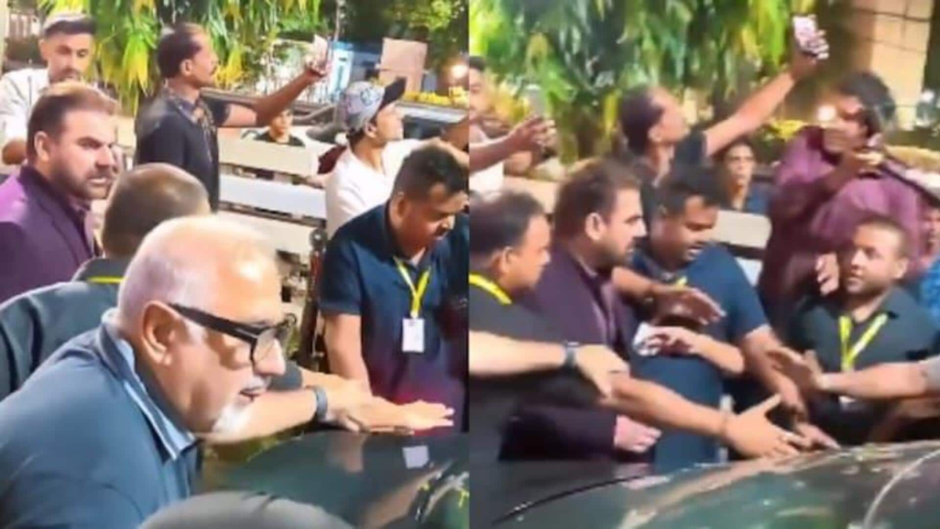 Arbaaz Khan: అర్బాజ్ ఖాన్‌కు షాక్.. భద్రతా వలయాన్ని దాటి నేరుగా కారులోకి దూసుకెళ్లిన వ్యక్తి!
