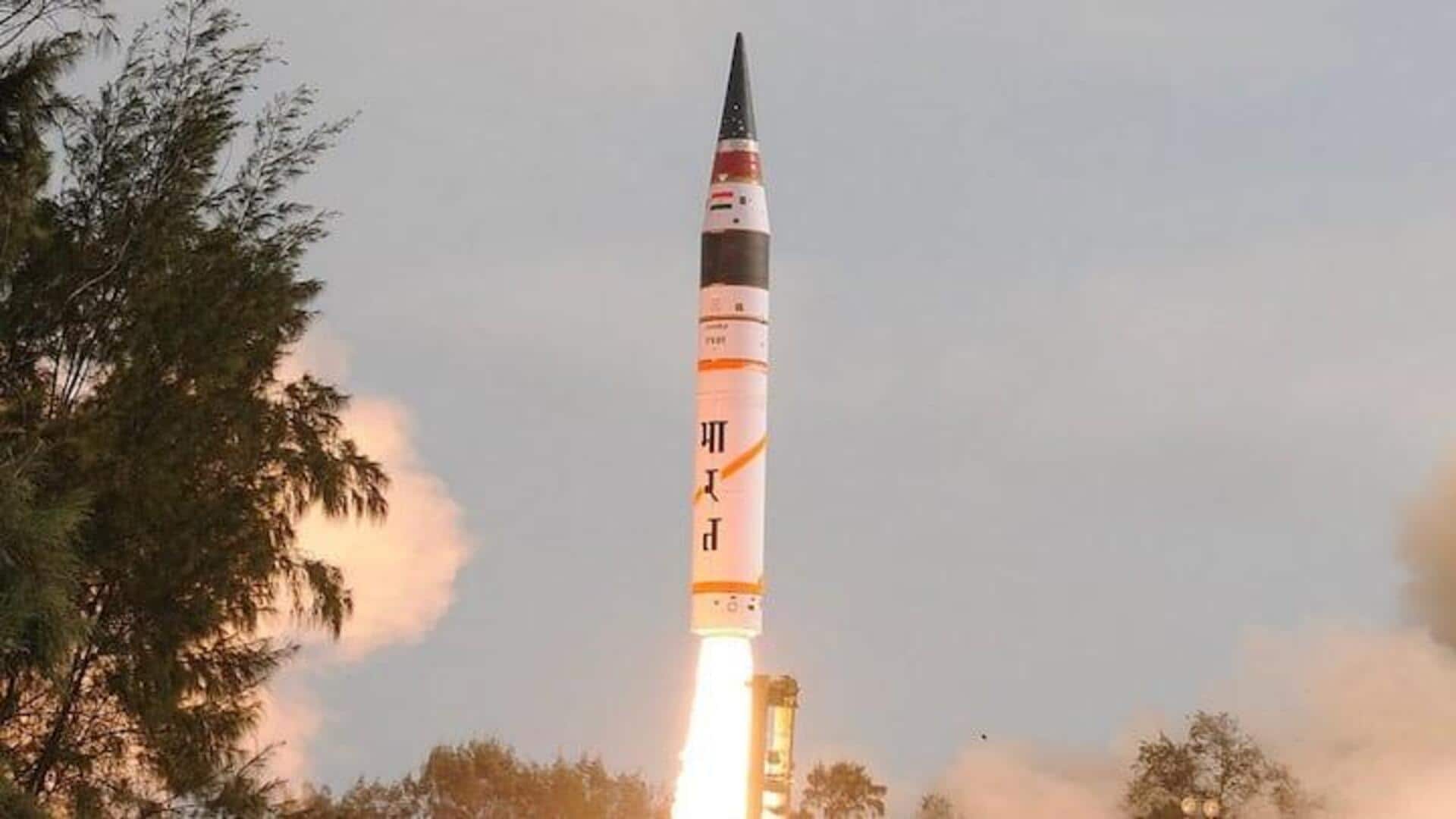 Agni-5 missile: అగ్ని-5 మిస్సైల్ పరీక్ష విజయవంతం Agni-5 missile: అగ్ని-5 మిస్సైల్ పరీక్ష విజయవంతం