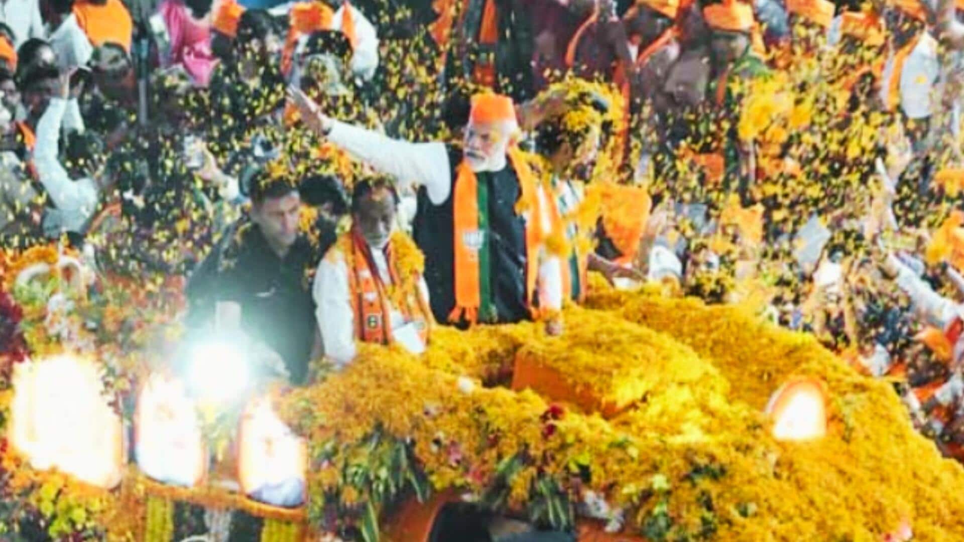 Modi Road Show: హైదరాబాద్‌లో ప్రధాని మోదీ రోడ్‌షో.. భారీగా తరలివచ్చిన శ్రేణులు