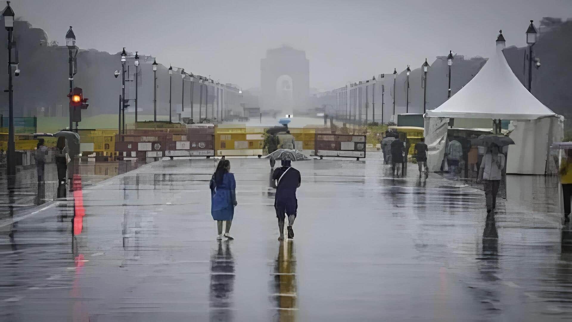 Delhi Rain: ఢిల్లీ,ఉత్తర ప్రాంతాల్లో భారీ వర్షం.. ప్రజలకు ఇబ్బందులు