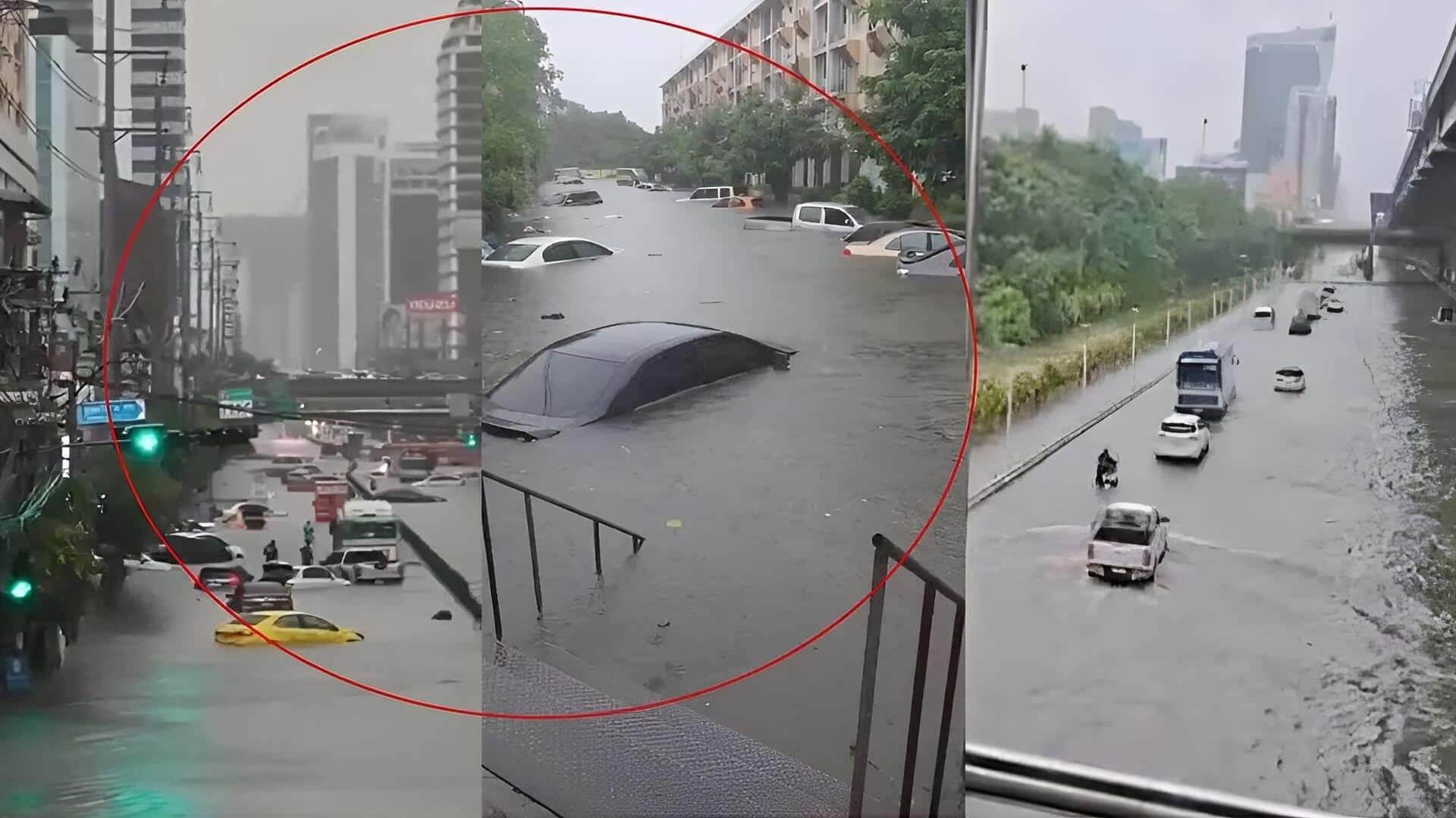 Thailand Floods: 48 గంటలుగా ఆగని వర్షాలు.. థాయ్‌లాండ్‌ అతలాకుతలం.. ఎమర్జెన్సీ ప్రకటన!