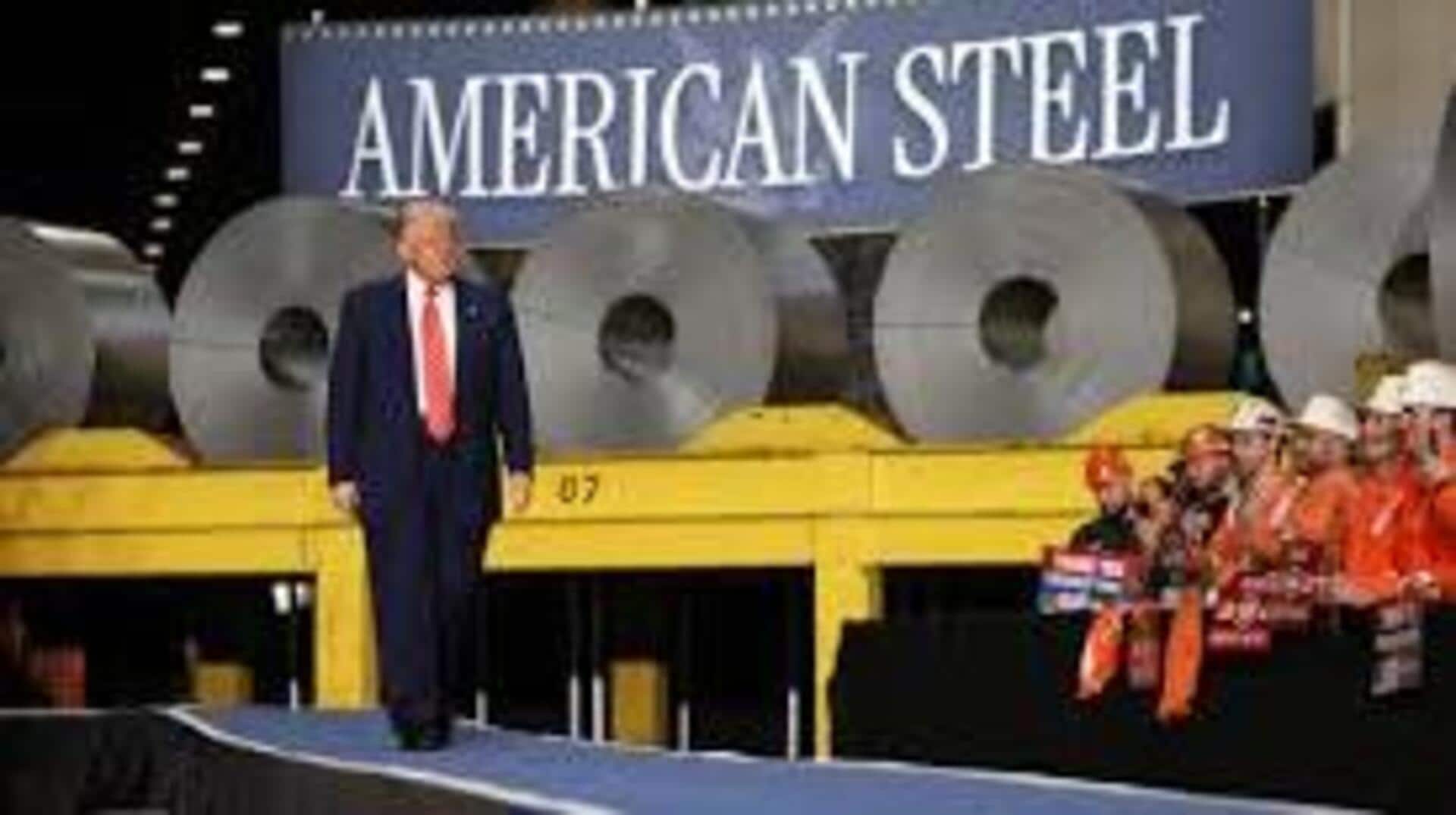 Trump Traiffs:నేటి నుంచి స్టీల్,అల్యూమినియం దిగుమతులపై సుంకాలు 50%కి పెంపు .. ఉత్తర్వులపై ట్రంప్ సంతకం Trump Traiffs:నేటి నుంచి స్టీల్,అల్యూమినియం దిగుమతులపై సుంకాలు 50%కి పెంపు .. ఉత్తర్వులపై ట్రంప్ సంతకం