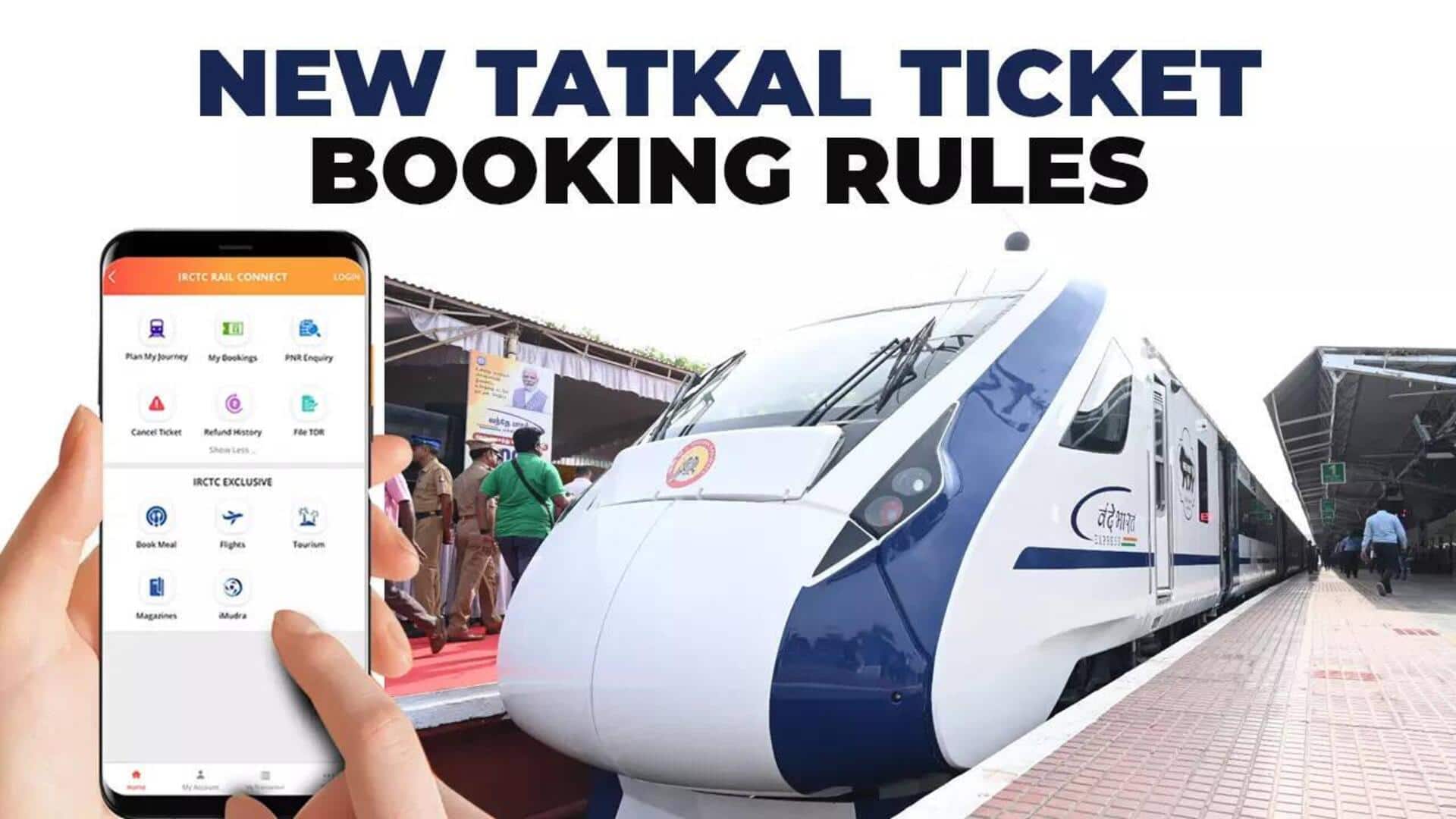 Tatkal Tkt Booking: జూలై 1 నుంచి తత్కాల్ టికెట్లకు కొత్త నిబంధనలు: మోసాల నివారణకు భారతీయ రైల్వే కీలక నిర్ణయం Tatkal Tkt Booking: జూలై 1 నుంచి తత్కాల్ టికెట్లకు కొత్త నిబంధనలు: మోసాల నివారణకు భారతీయ రైల్వే కీలక నిర్ణయం