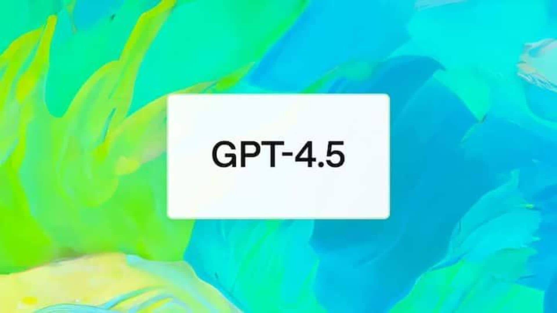 OpenAI: కొత్త AI మోడల్ GPT-4.5ని విడుదల చేసిన ఓపెన్ఏఐ.. ఖచ్చితమైన సమాధానాలు ఇవ్వగల సామర్థ్యం