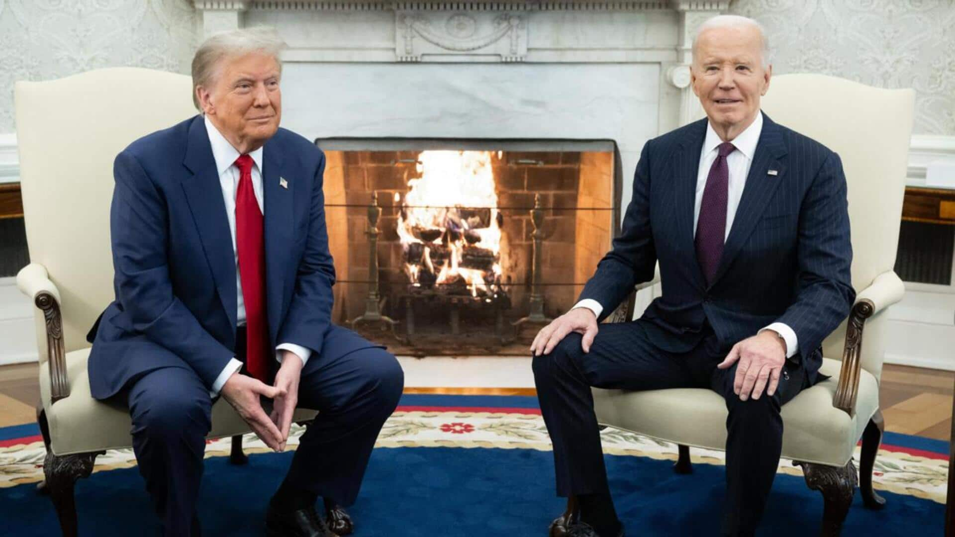 Biden-Trump: వైట్ హౌస్‌ వేదికగా జో బైడెన్‌తో.. డోనాల్డ్ ట్రంప్ భేటీ 