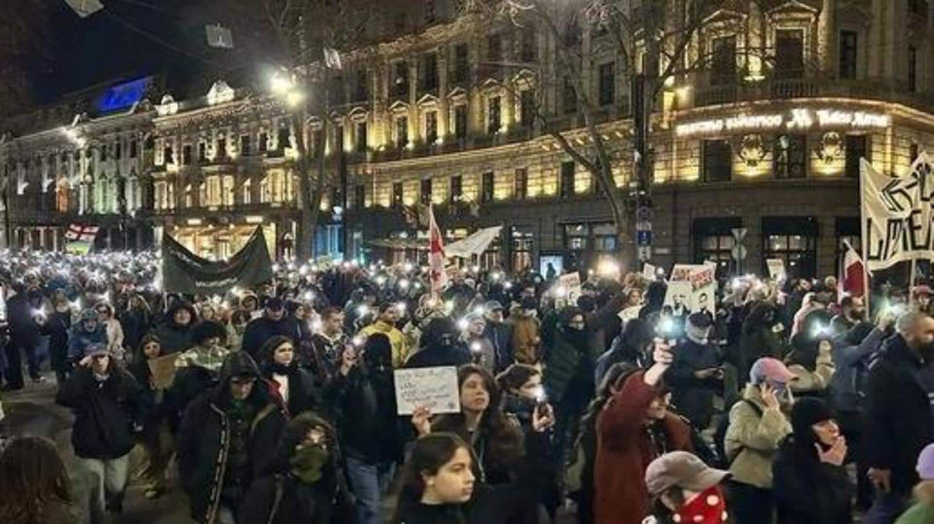 Georgia Protests 2025: జార్జియాలో నిరసనలు.. అసలు రష్యాకు సంబంధం ఏమిటో తెలుసా? 