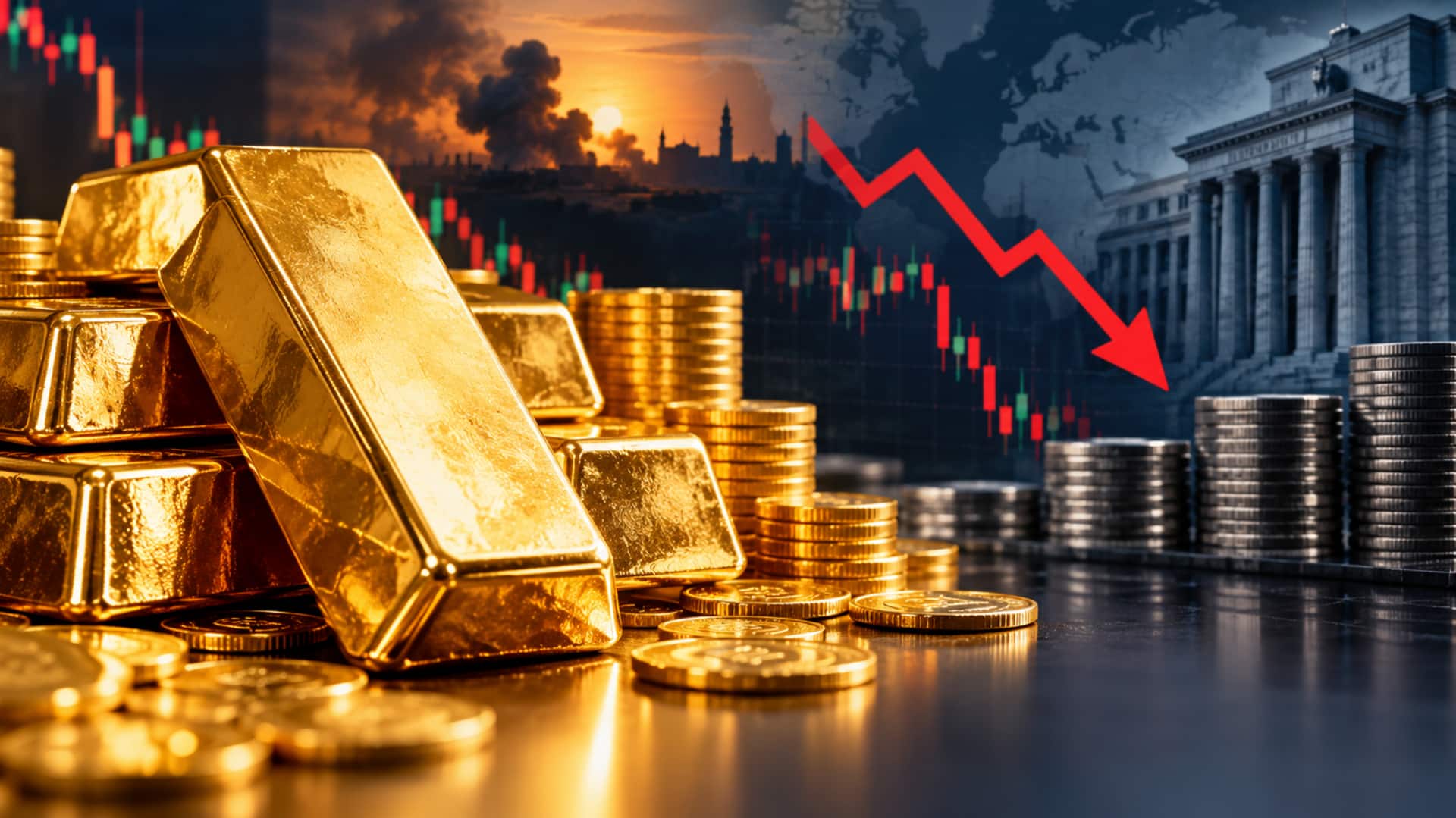 Gold Prices: ద్రవ్యోల్బణం భయాలు.. వడ్డీ రేట్ల పెంపు అంచనాలతో తగ్గిన బంగారం ధర