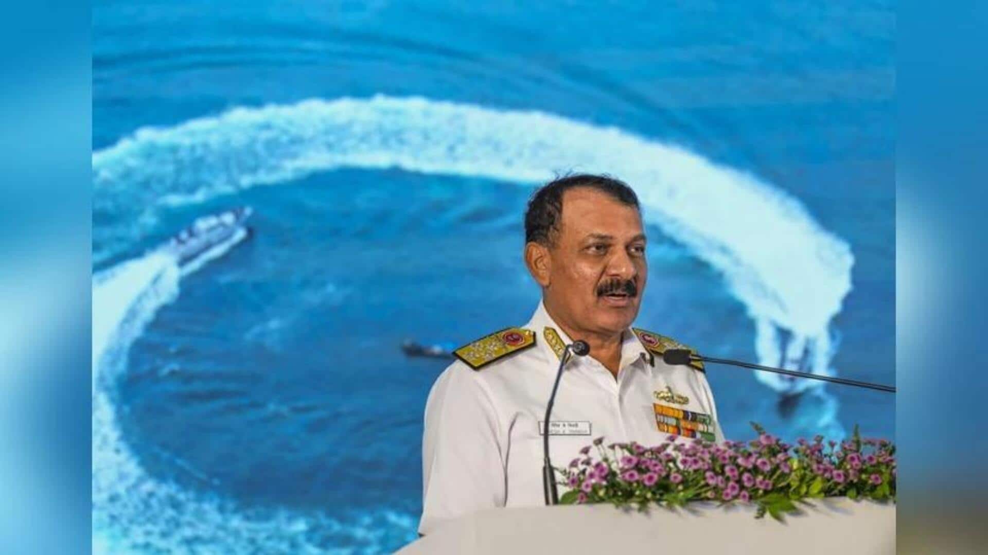 Indian Navy: ప్రతి 40 రోజులకు కొత్త స్వదేశీ నౌకను నౌకాదళంలోకి ప్రవేశపెడుతున్నాం: అడ్మిరల్ త్రిపాఠి